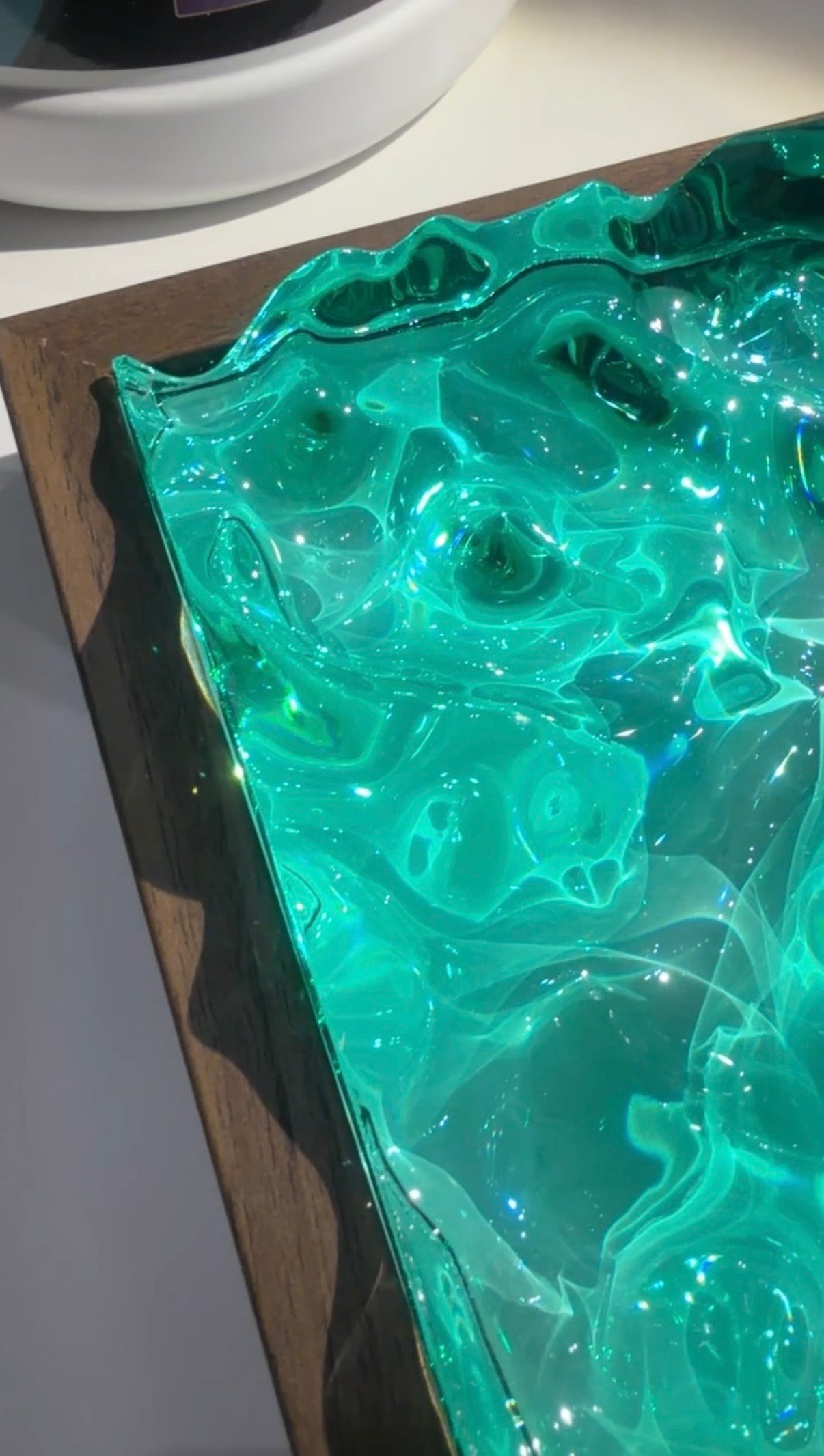 Vatten-inspirerad silikonform 17x12 cm