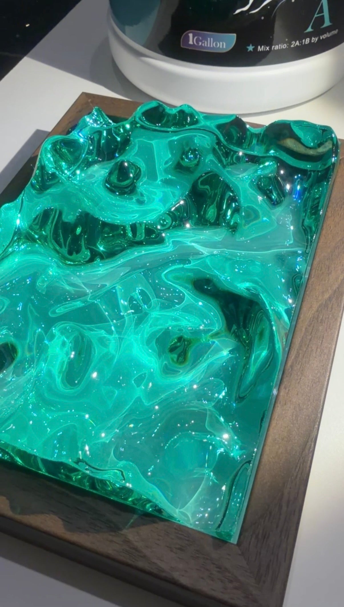 Vatten inspirerad tavla - *Ocean art*