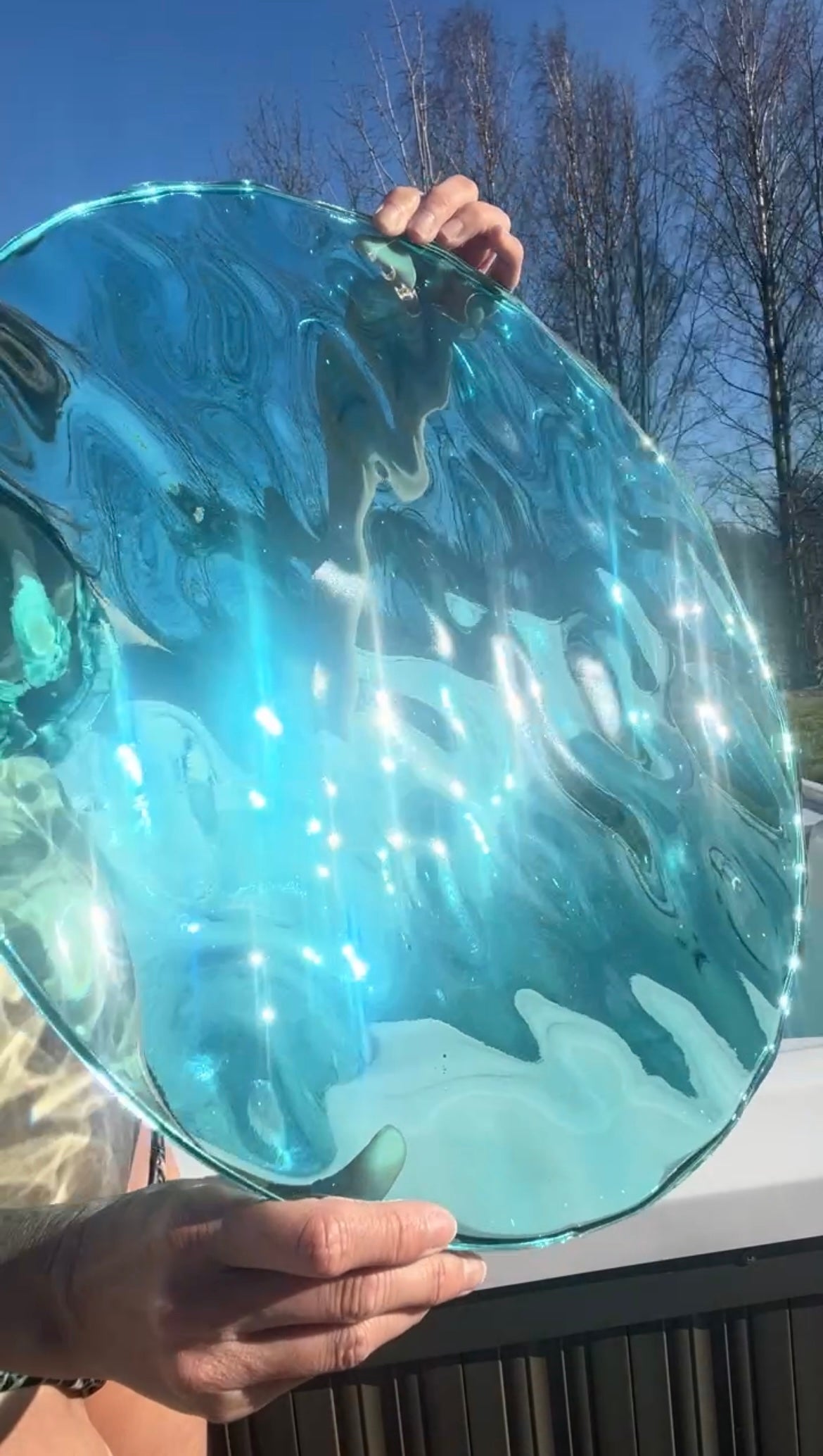 Big Water ripple silicone mold 40 cm / Resin mold