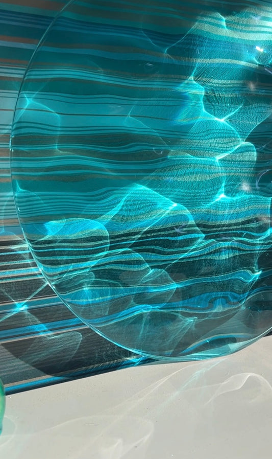 Vatteninspirerad konst 40 cm - Ocean art