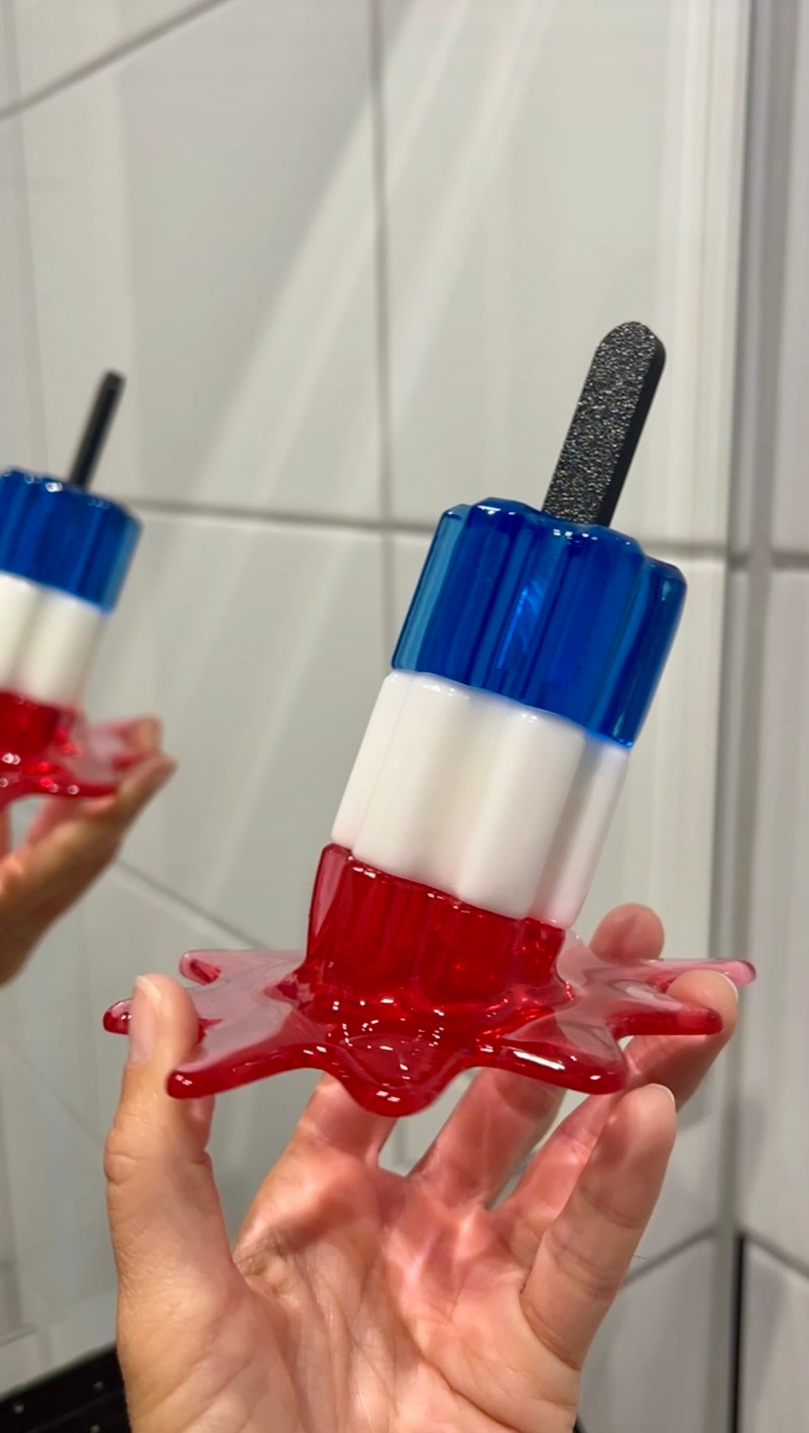 Melted popsicle sculpture *POP ART*