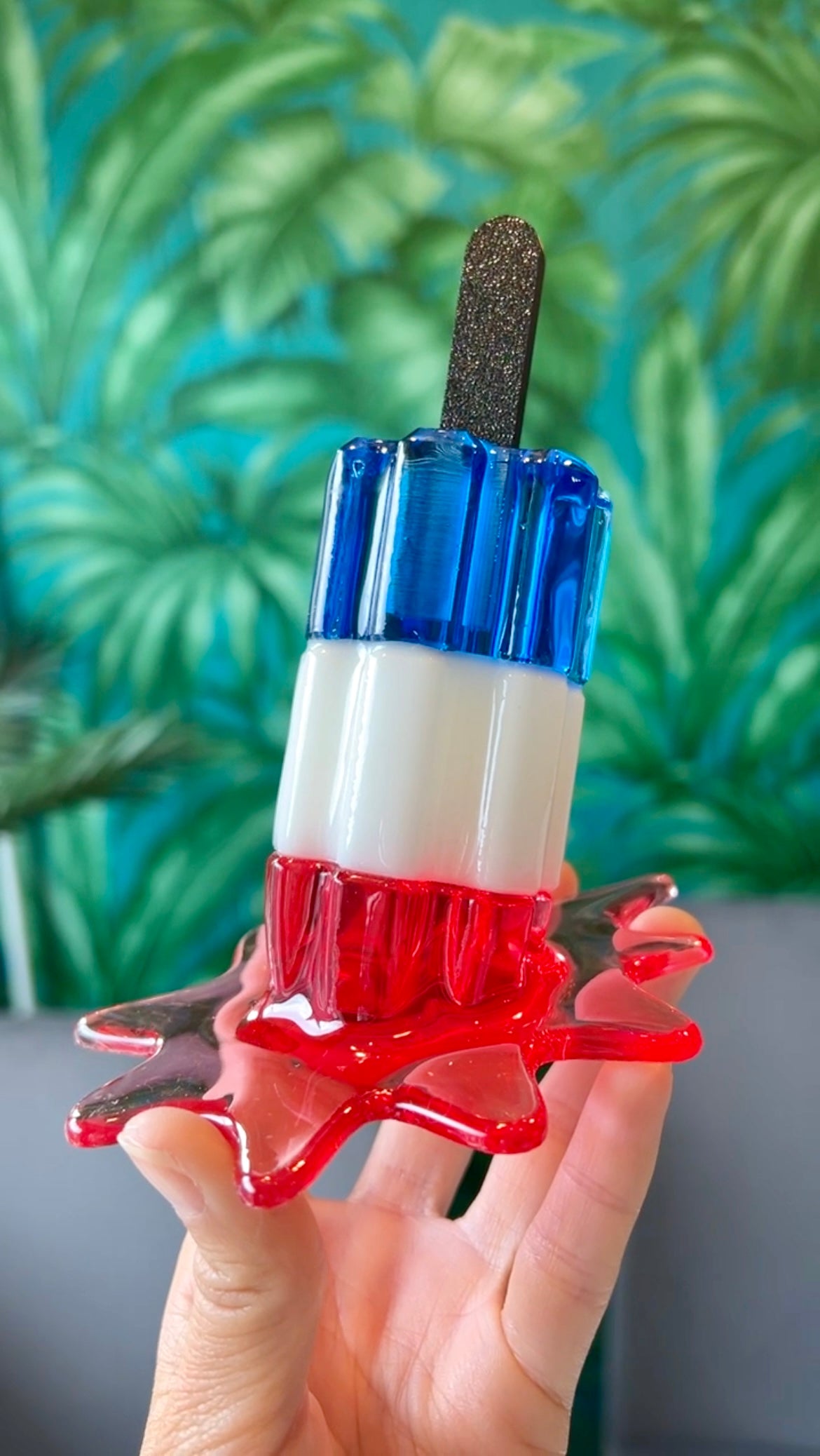 Melted popsicle sculpture *POP ART*
