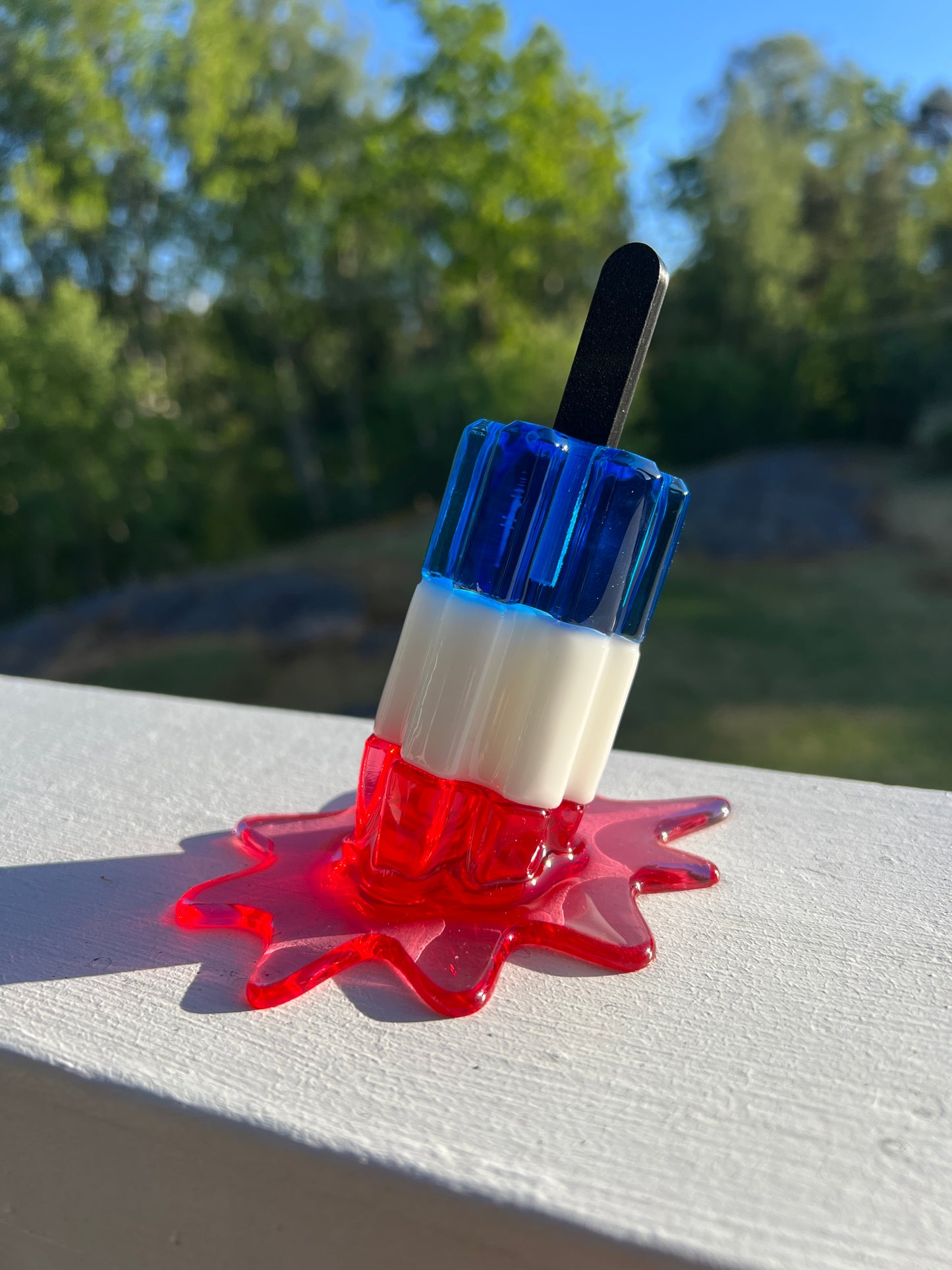 Melted popsicle sculpture *POP ART*