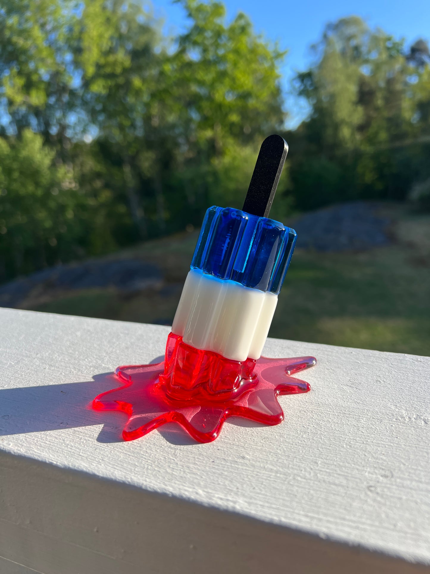 Melted popsicle sculpture *POP ART*