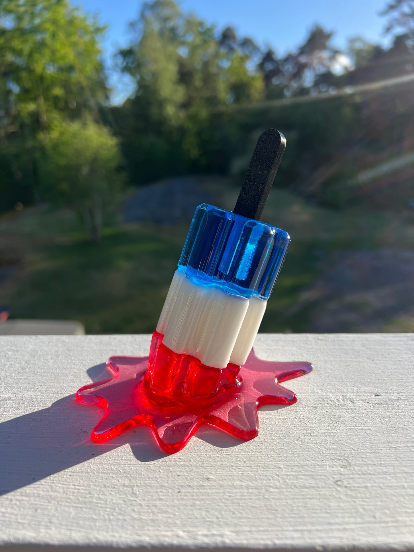 Melted popsicle sculpture *POP ART*