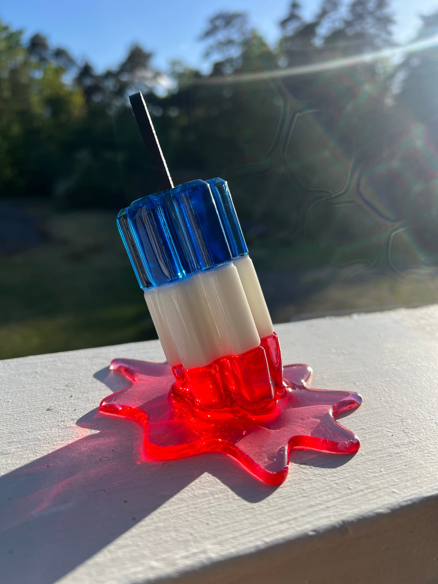 Melted popsicle sculpture *POP ART*