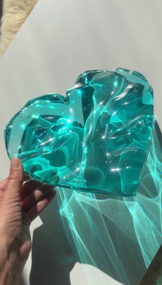 Heart of the ocean - water ripples artpiece