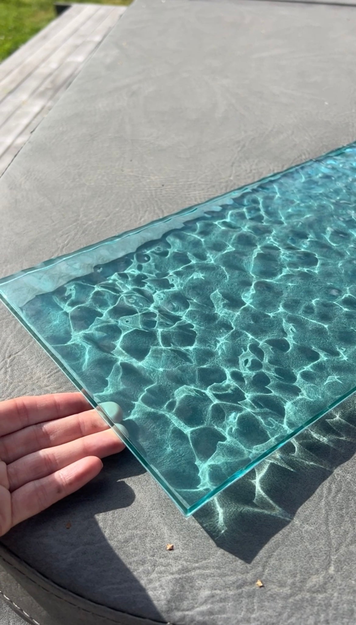 Vatteninspirerad konst 60x20 cm - Ocean art