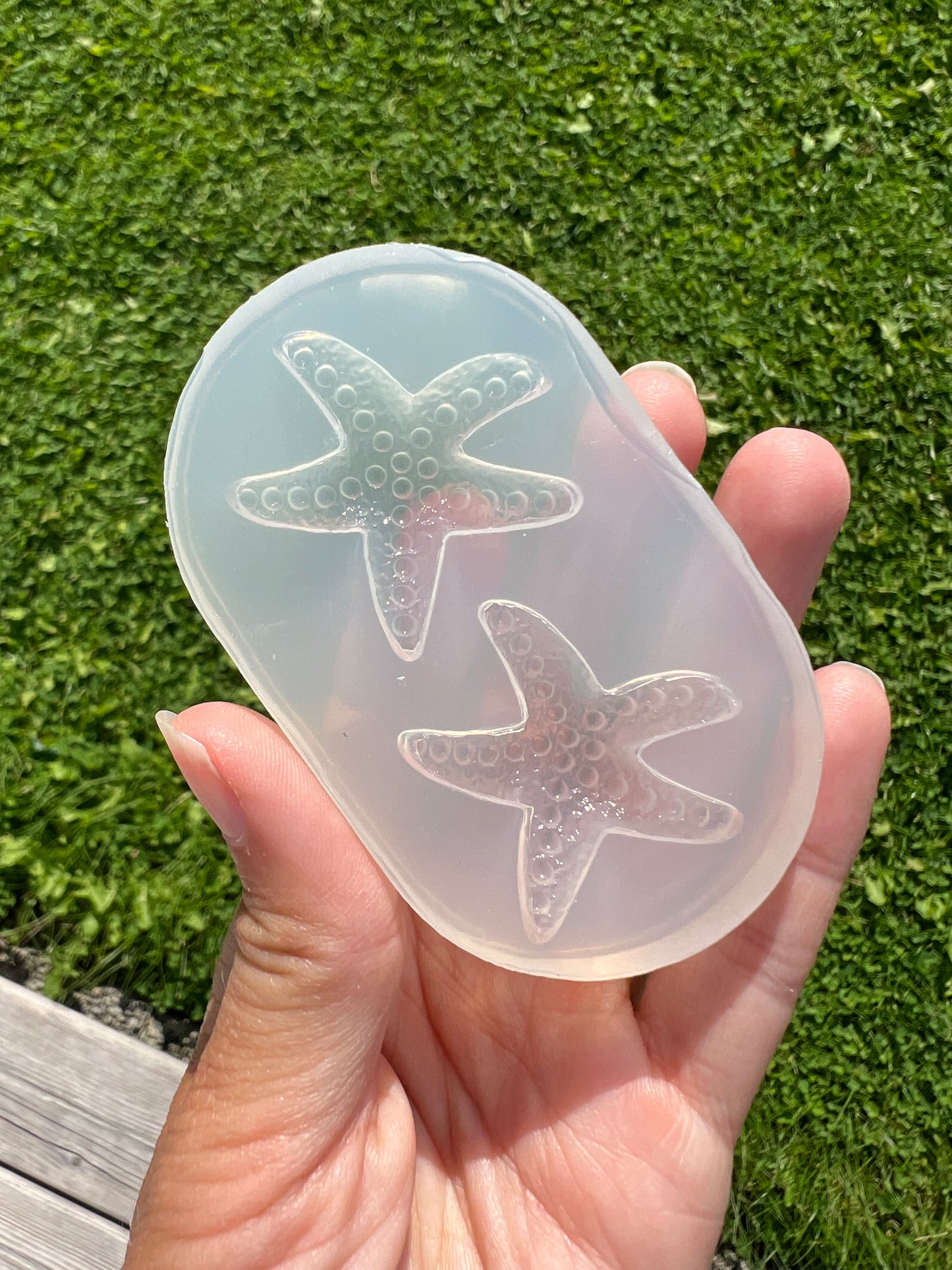Starfish earring mold- silicone mold / Resin starfish mold