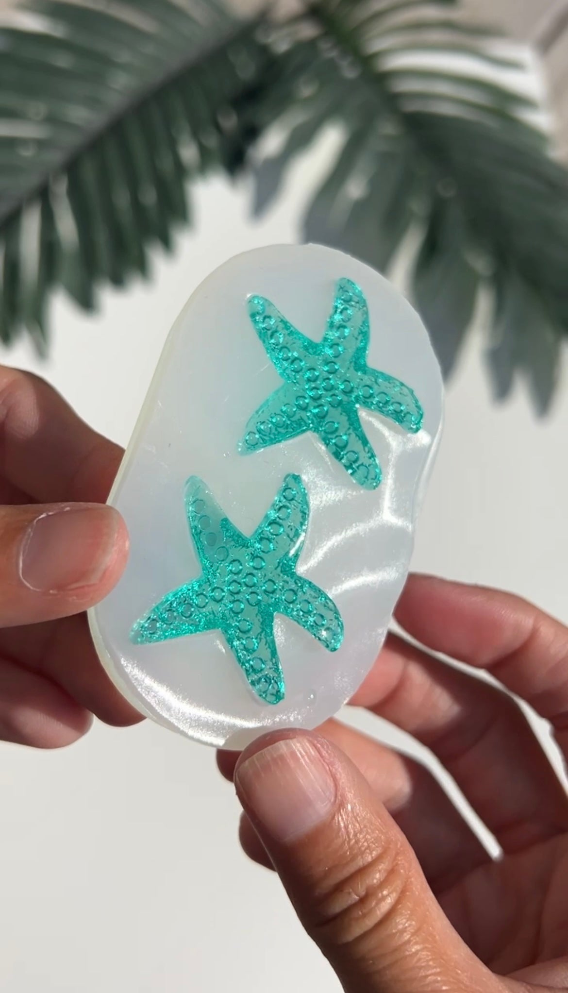 Starfish earring mold- silicone mold / Resin starfish mold