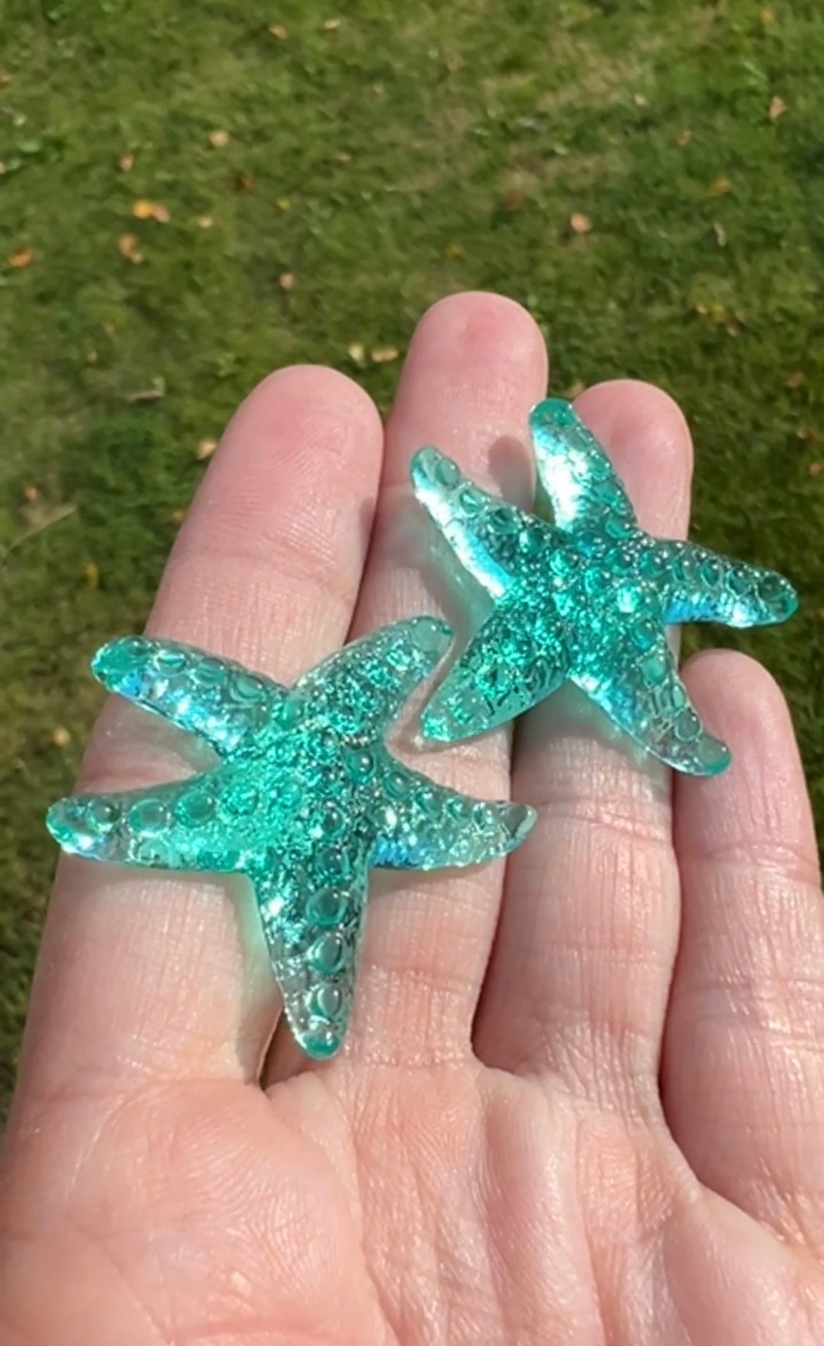Starfish earring mold- silicone mold / Resin starfish mold