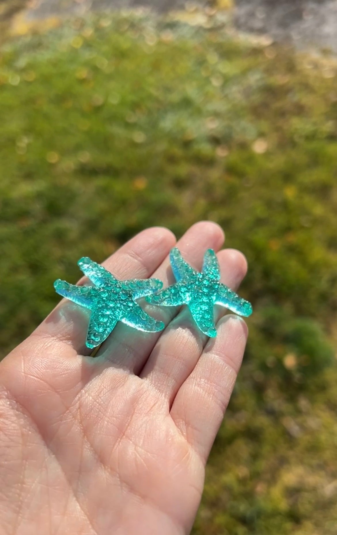 Starfish earring mold- silicone mold / Resin starfish mold