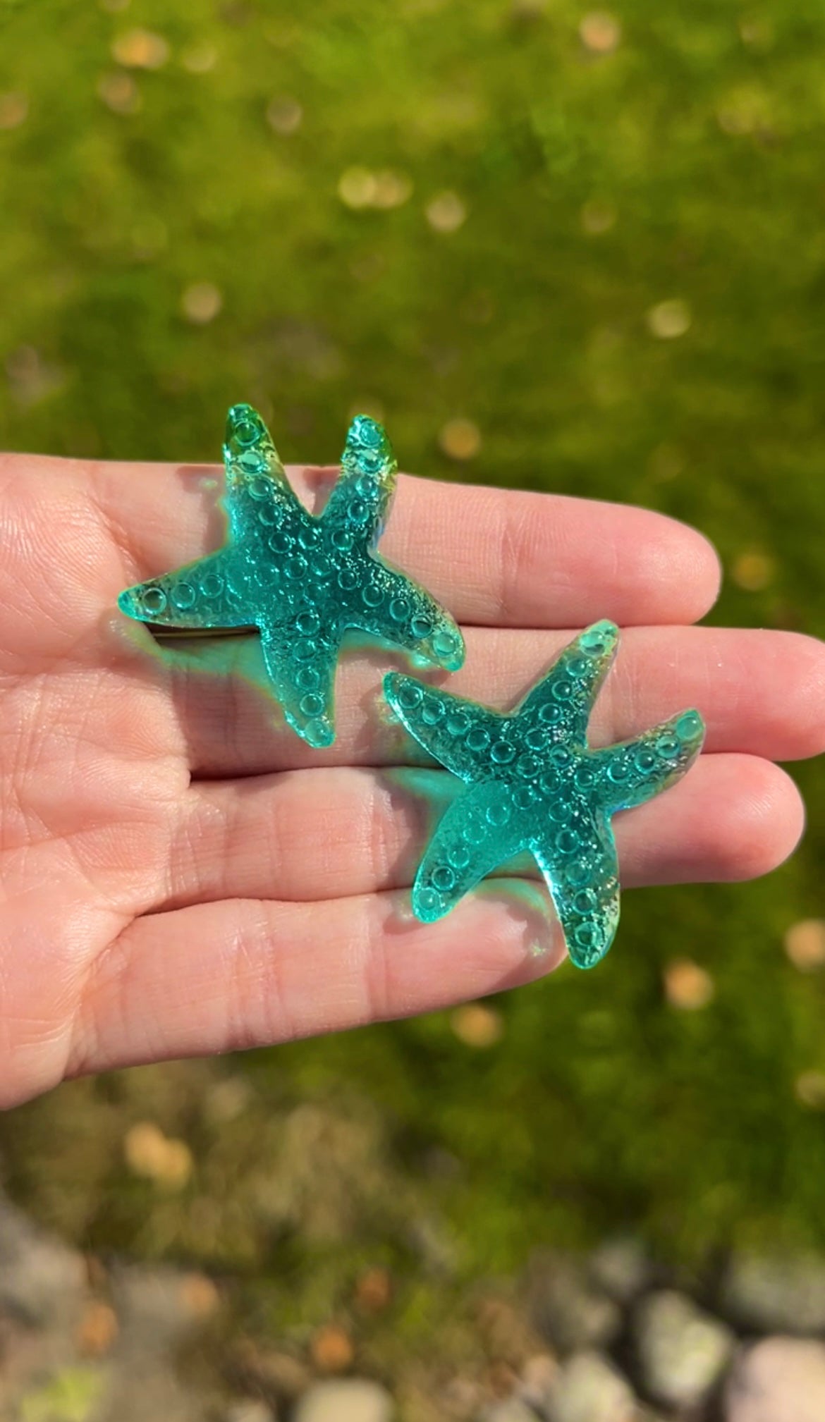 Starfish earring mold- silicone mold / Resin starfish mold