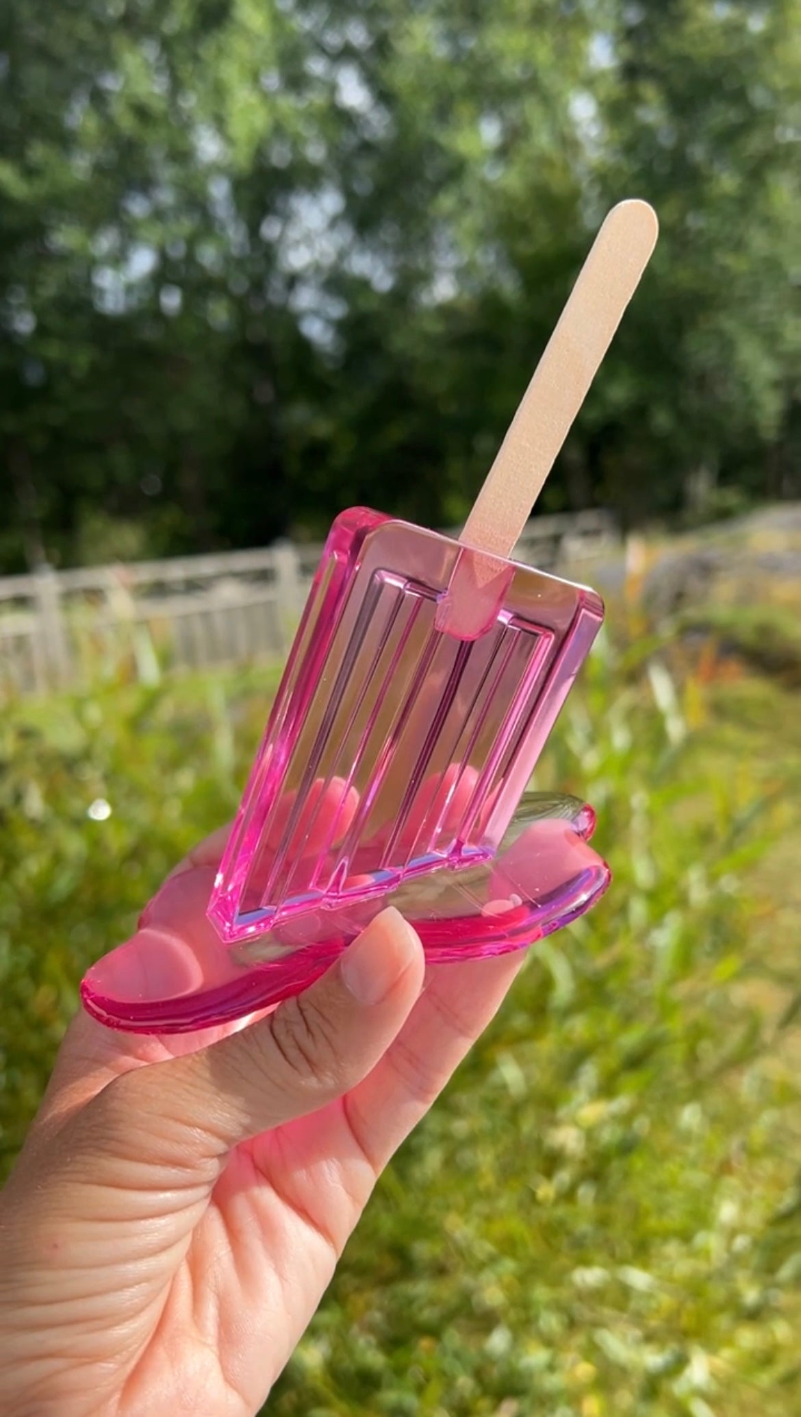 melted popsicle silicone mold / Resin mold