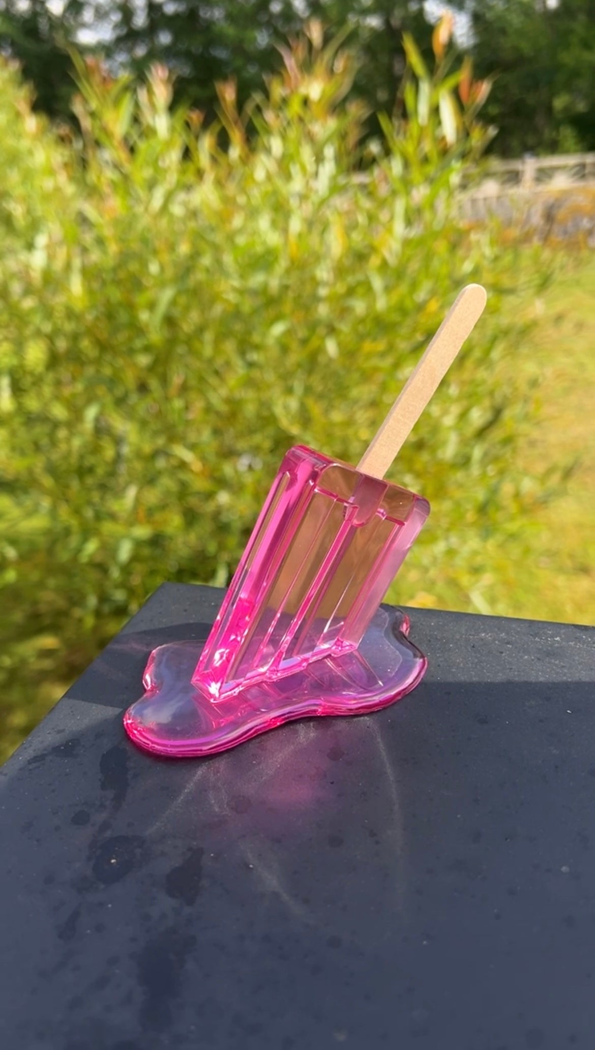 melted popsicle silicone mold / Resin mold
