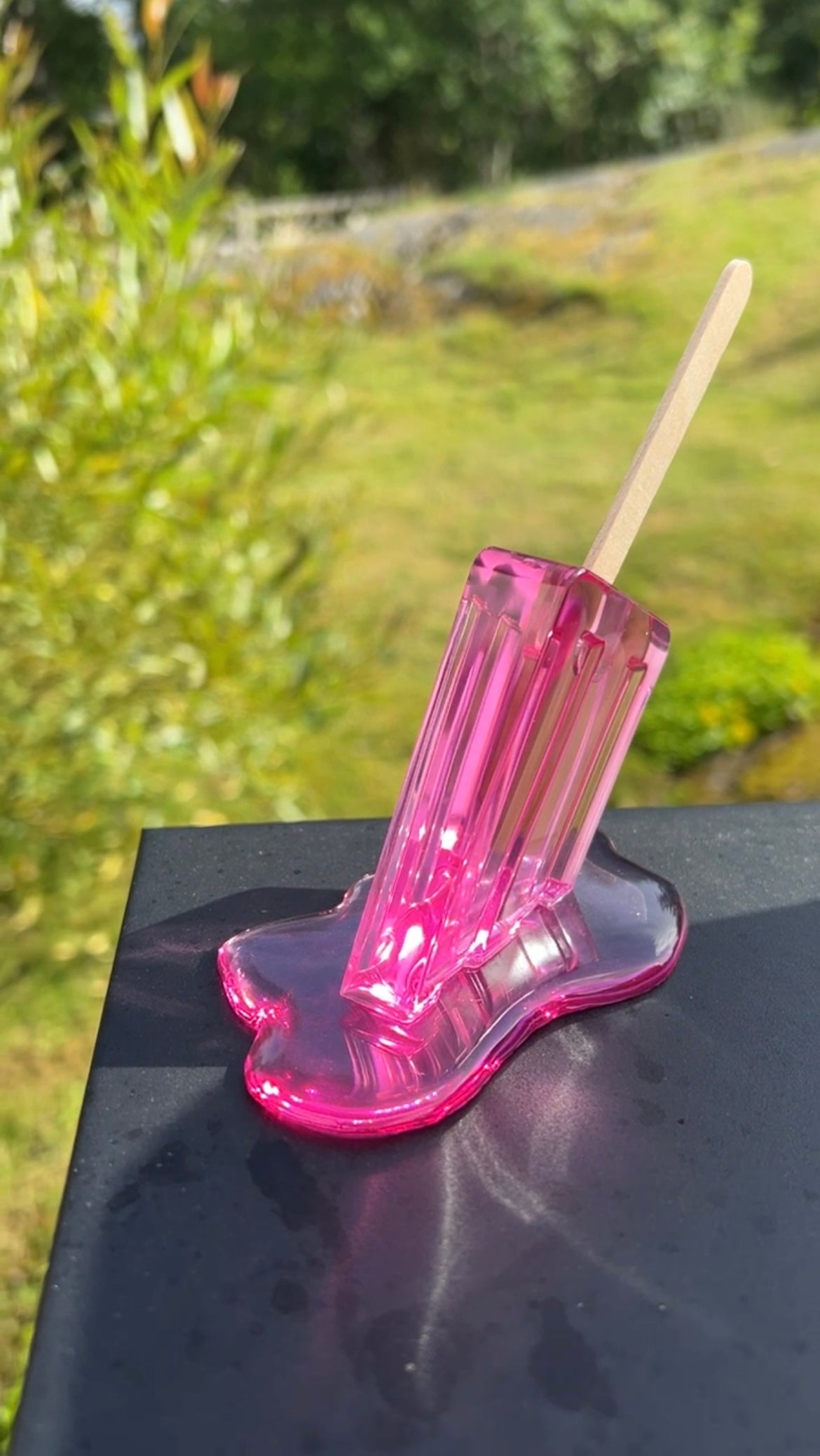 melted popsicle silicone mold / Resin mold