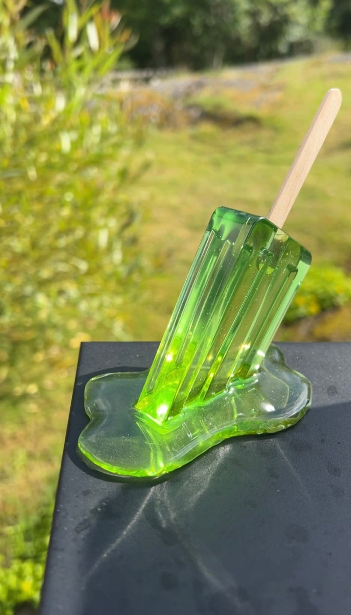 melted popsicle silicone mold / Resin mold