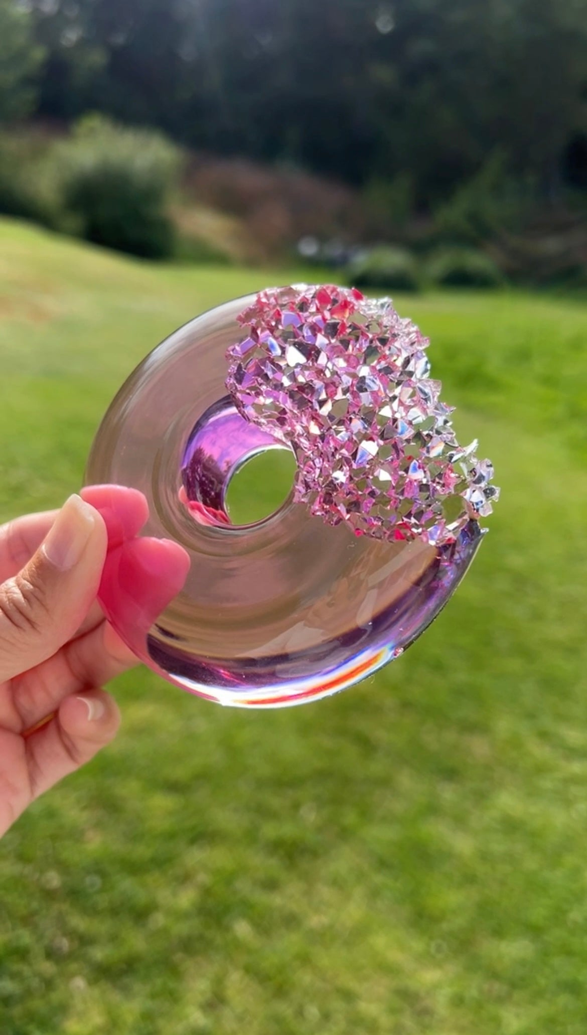 Crystal donut silicone mold / Resin mold