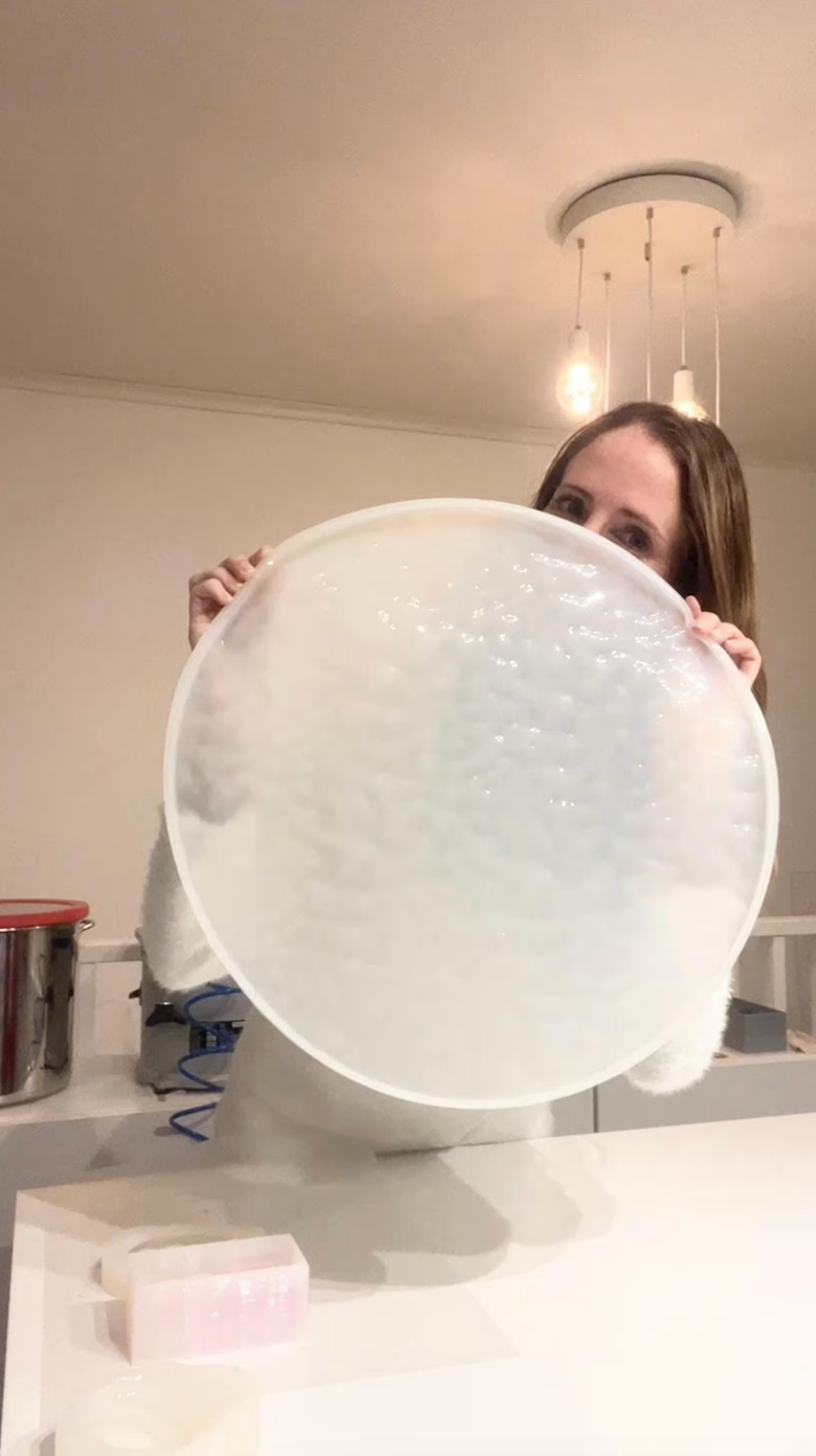 Big Water ripple silicone mold 40 cm / Resin mold
