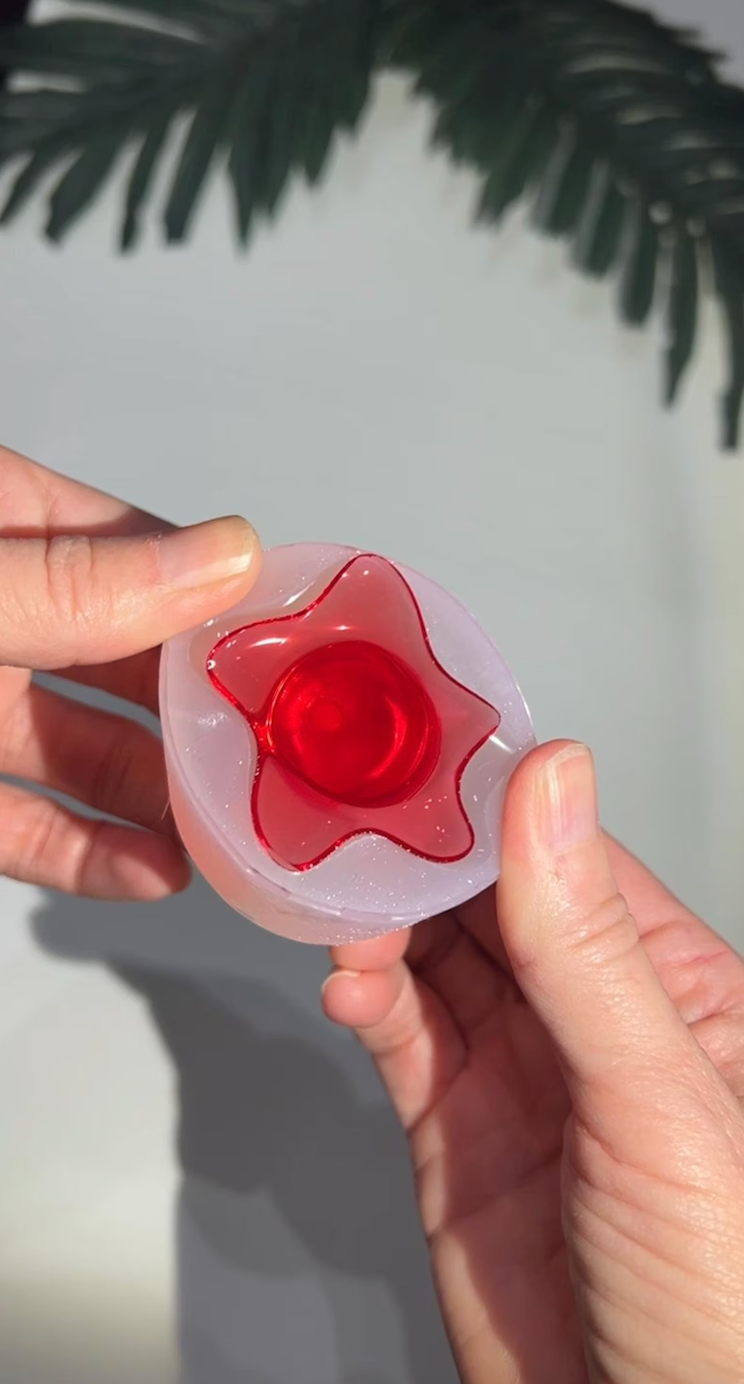 mini melted lollipop silicone mold / Resin mold