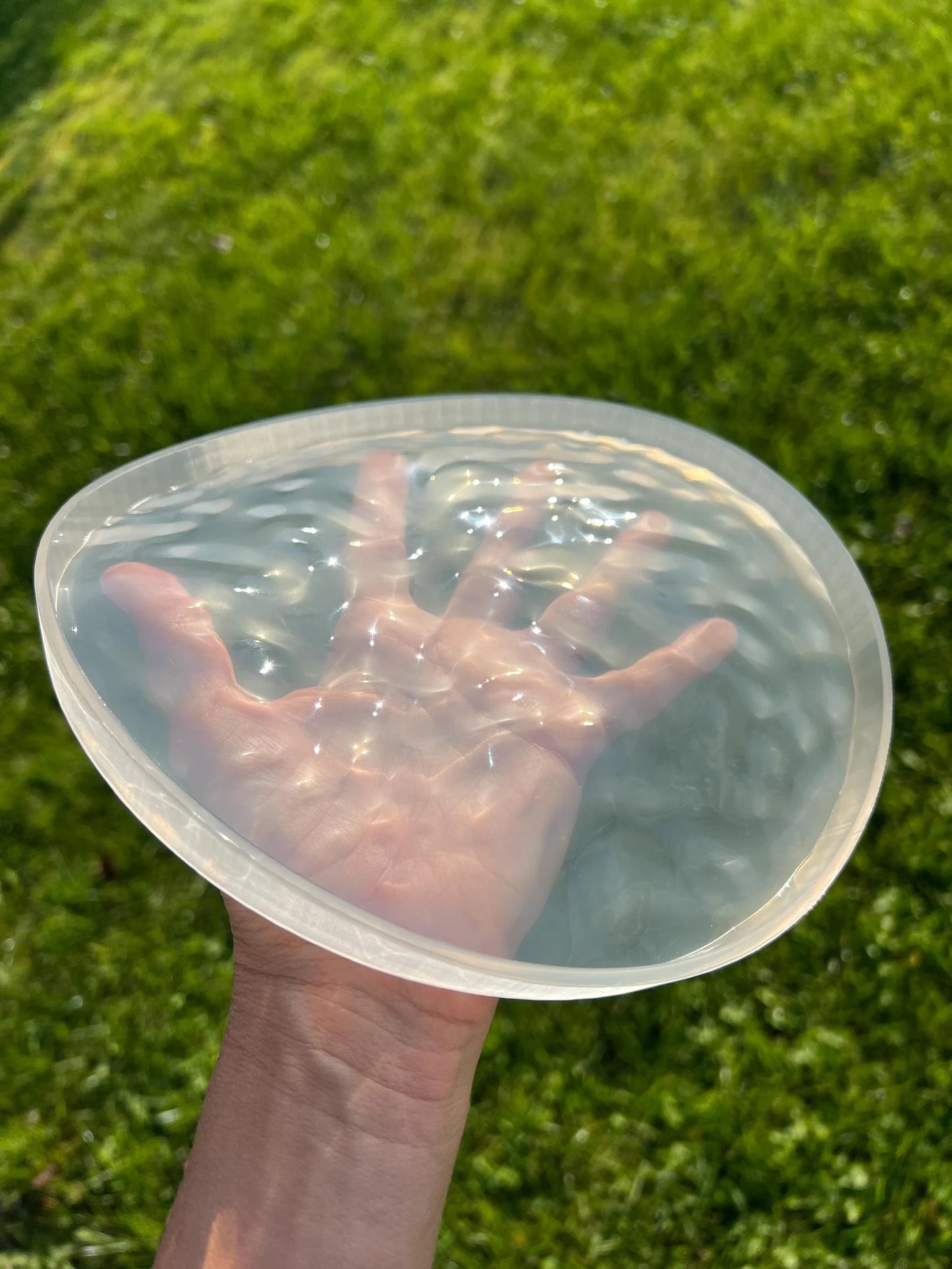 Water ripple silicone mold 20 cm / Resin mold