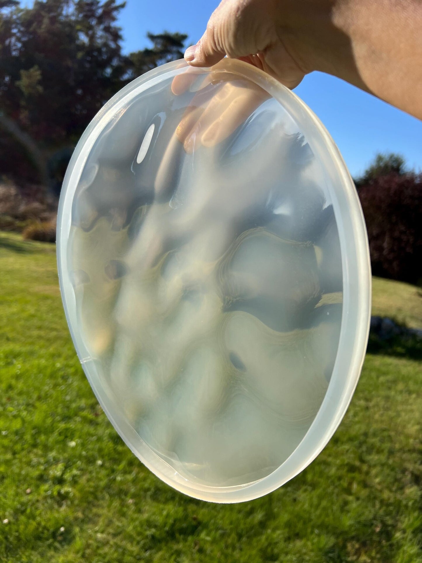 Vatten-inspirerad silikonform 30 cm Rund