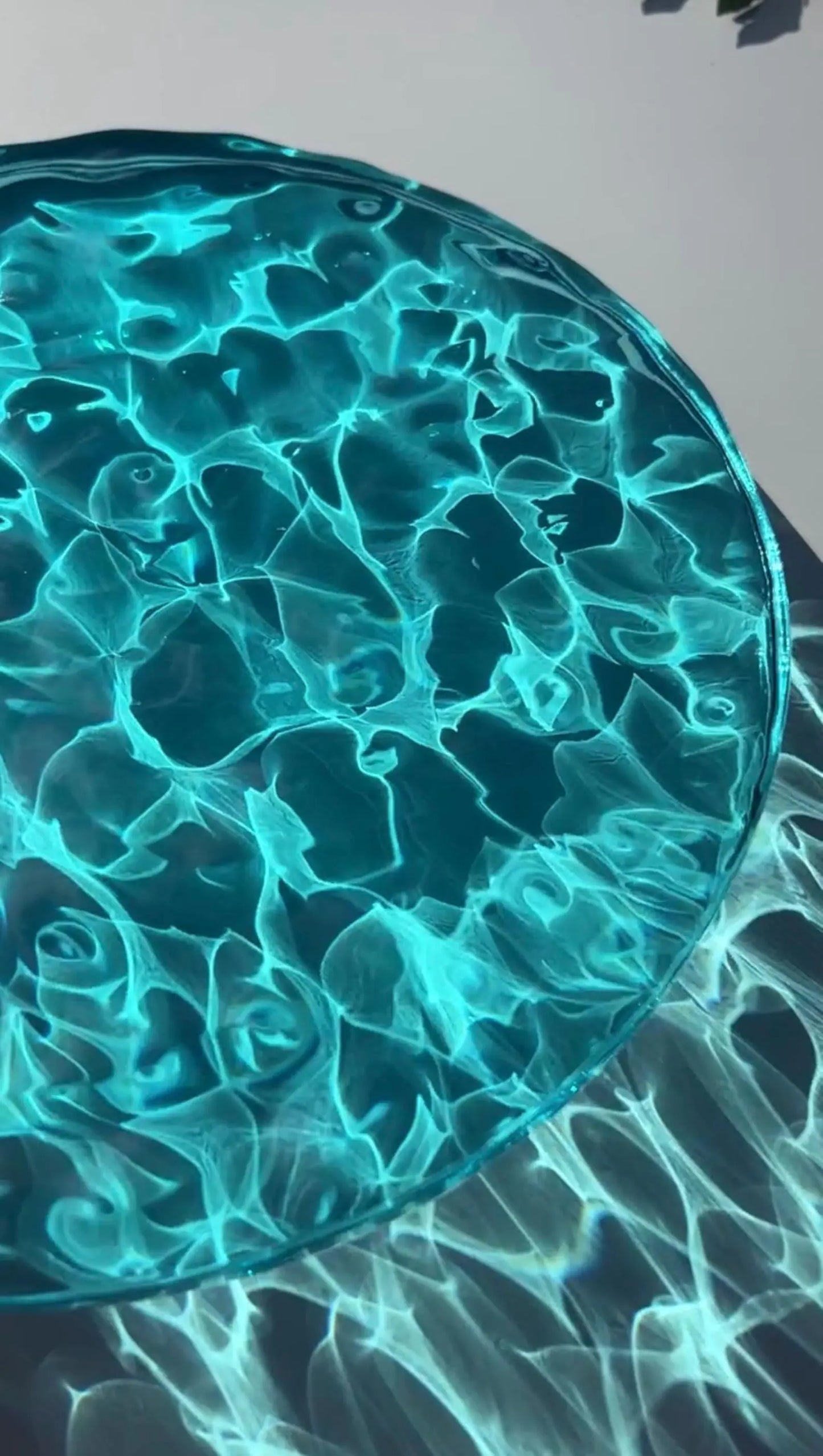 Water ripple silicone mold 20 cm / Resin mold