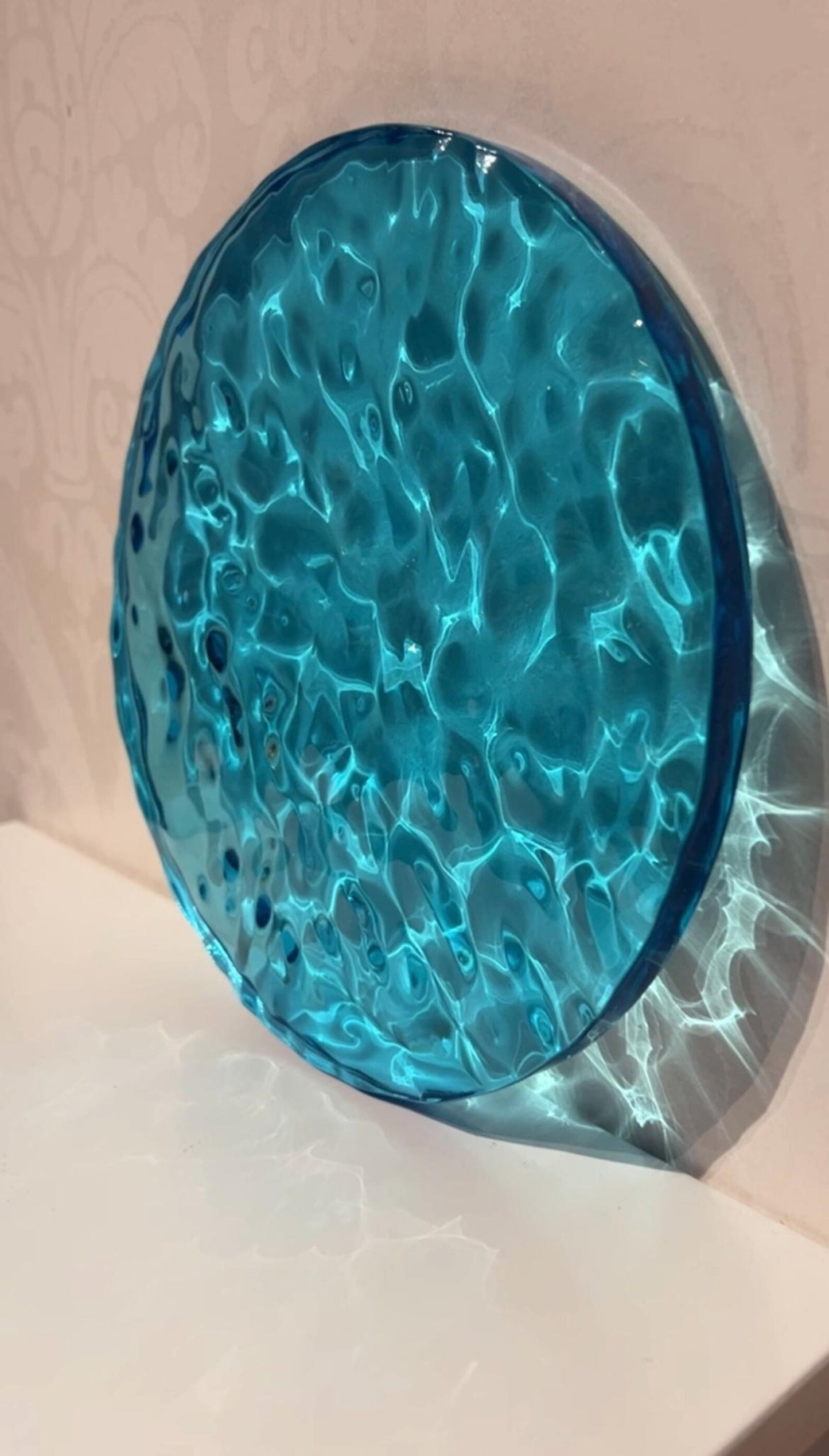 Water ripple silicone mold 20 cm / Resin mold