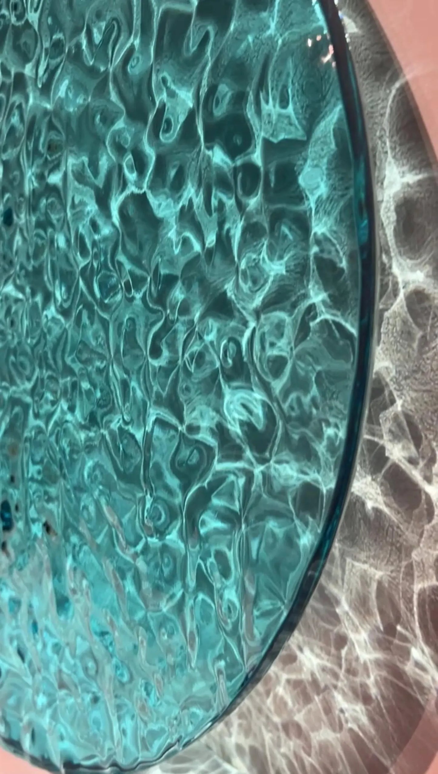 Ocean art 40 cm - water ripples artpiece