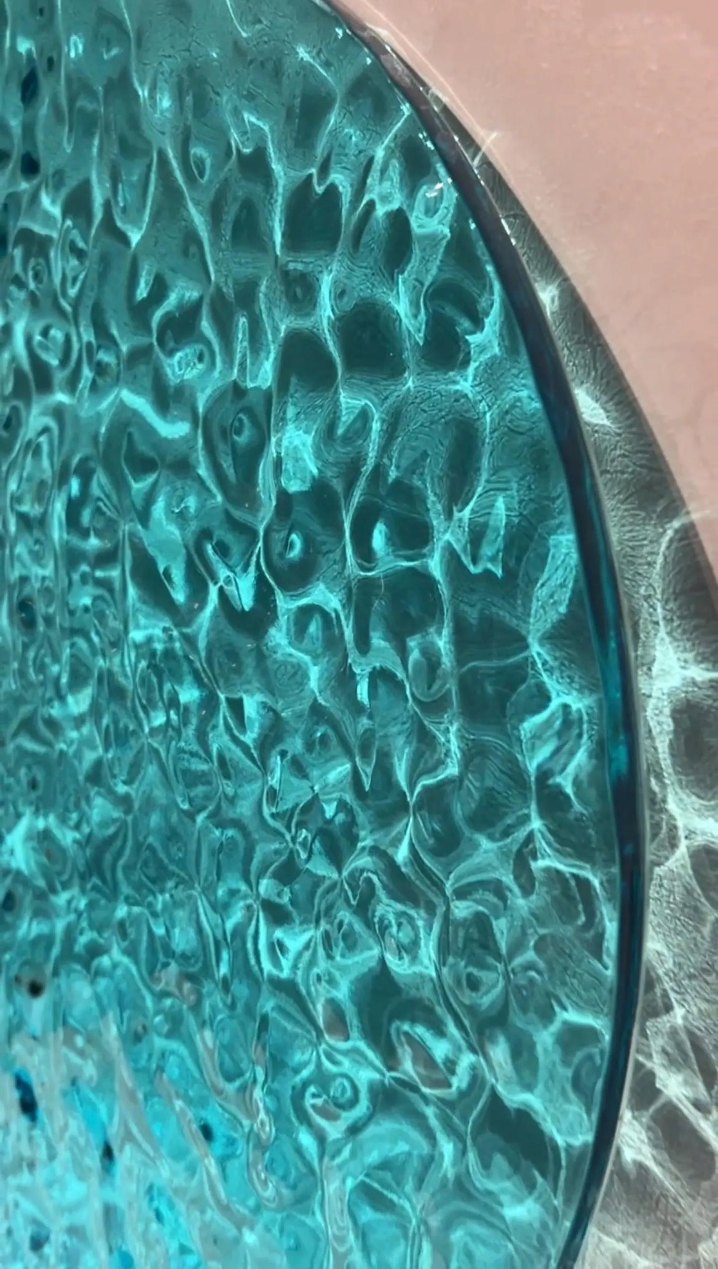 Ocean art 40 cm - water ripples artpiece