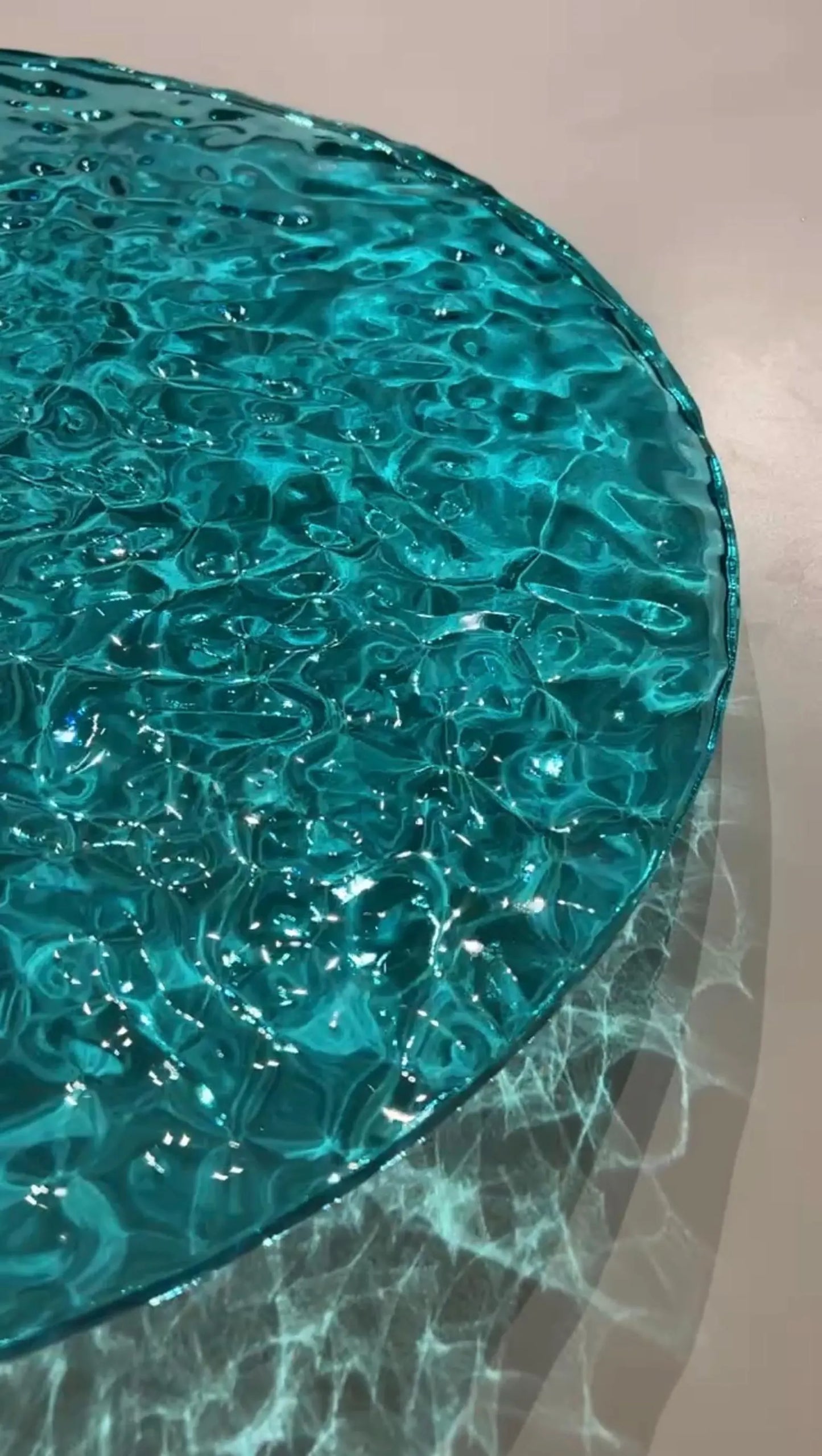 Ocean art 40 cm - water ripples artpiece