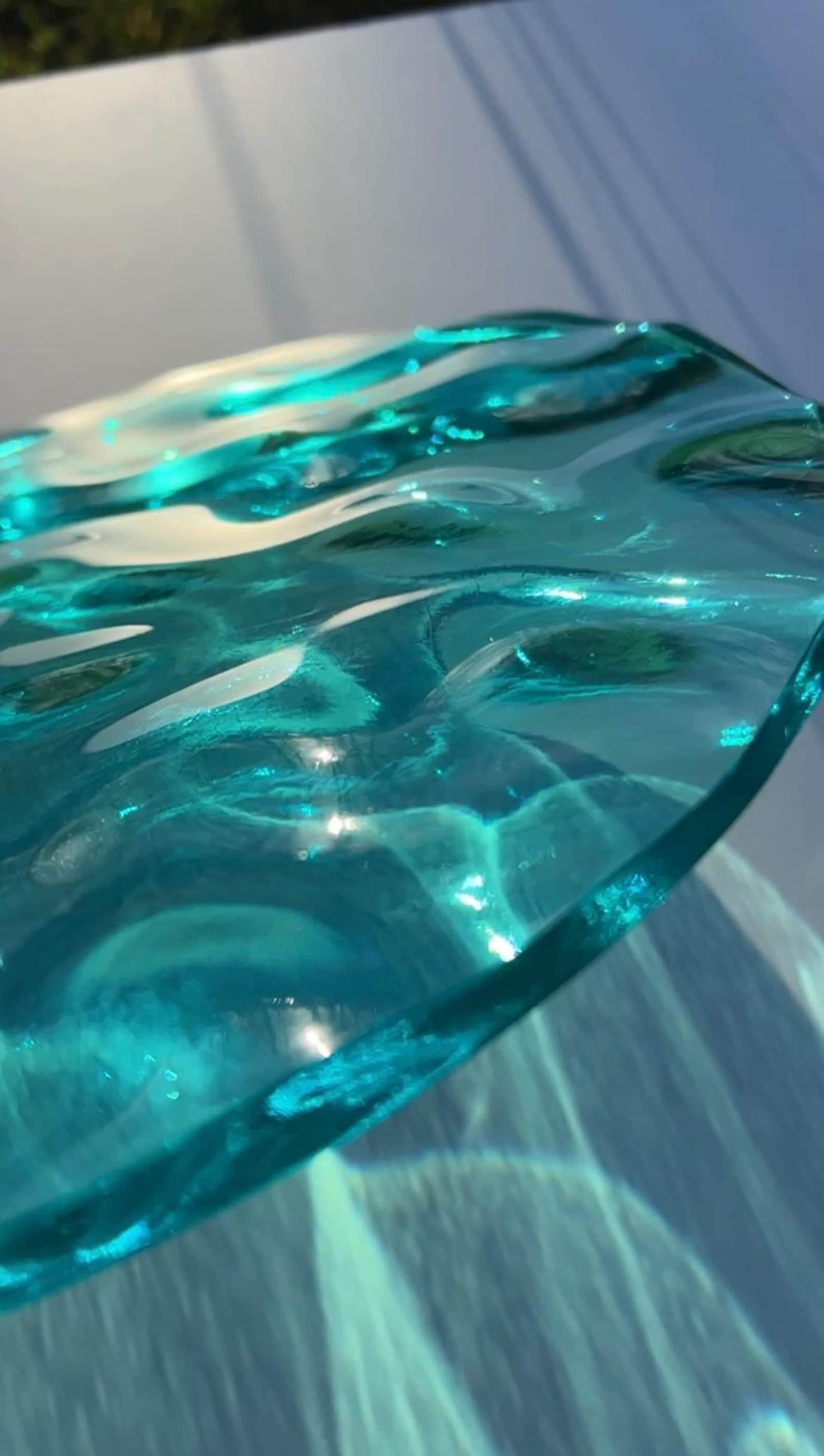 Ocean art 30 cm- water ripples artpiece