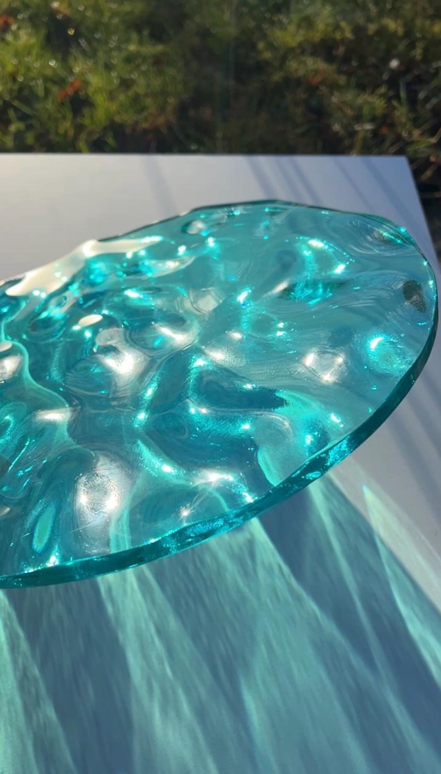 Ocean art 30 cm- water ripples artpiece