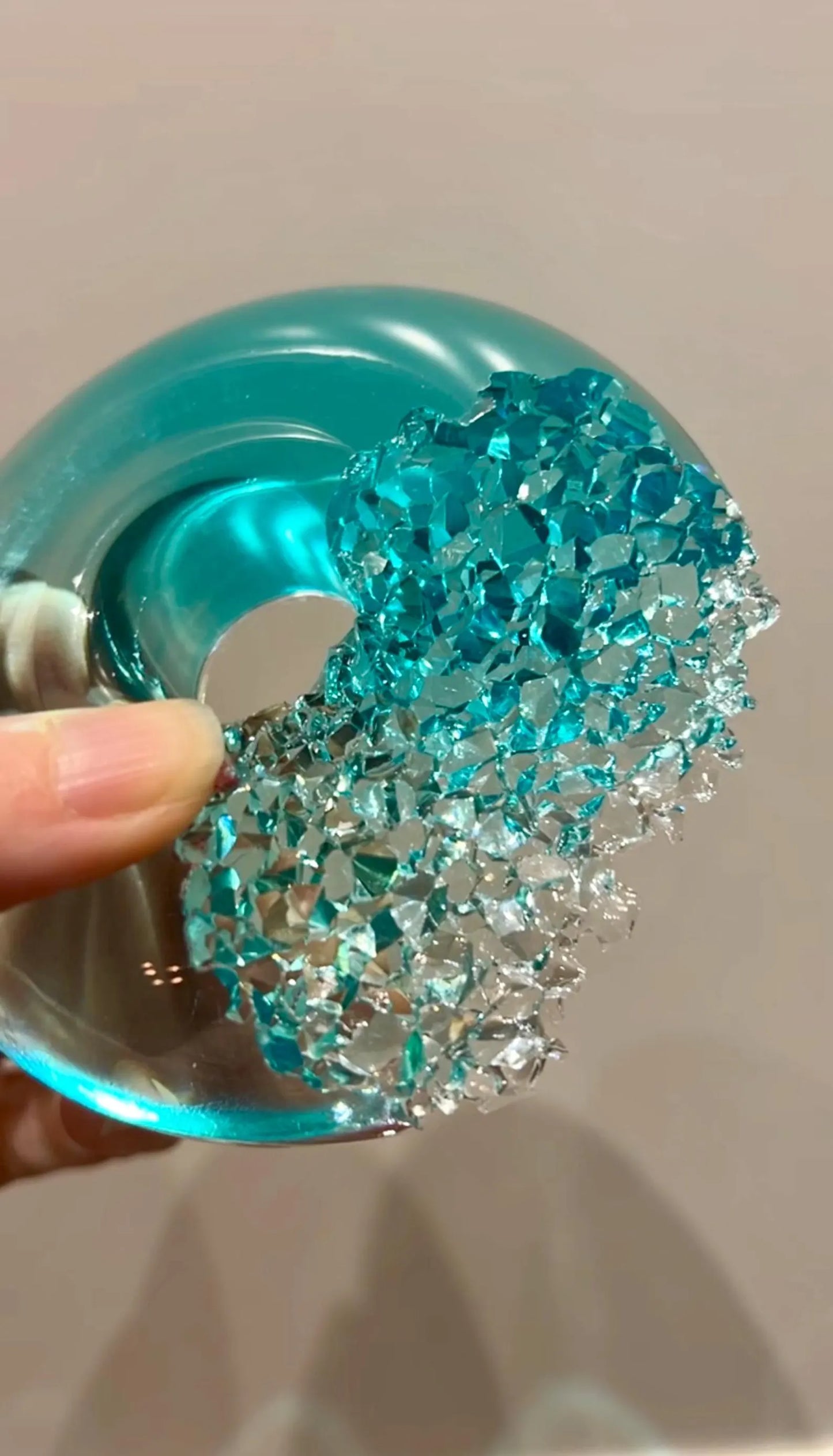 Crystal donut silicone mold / Resin mold