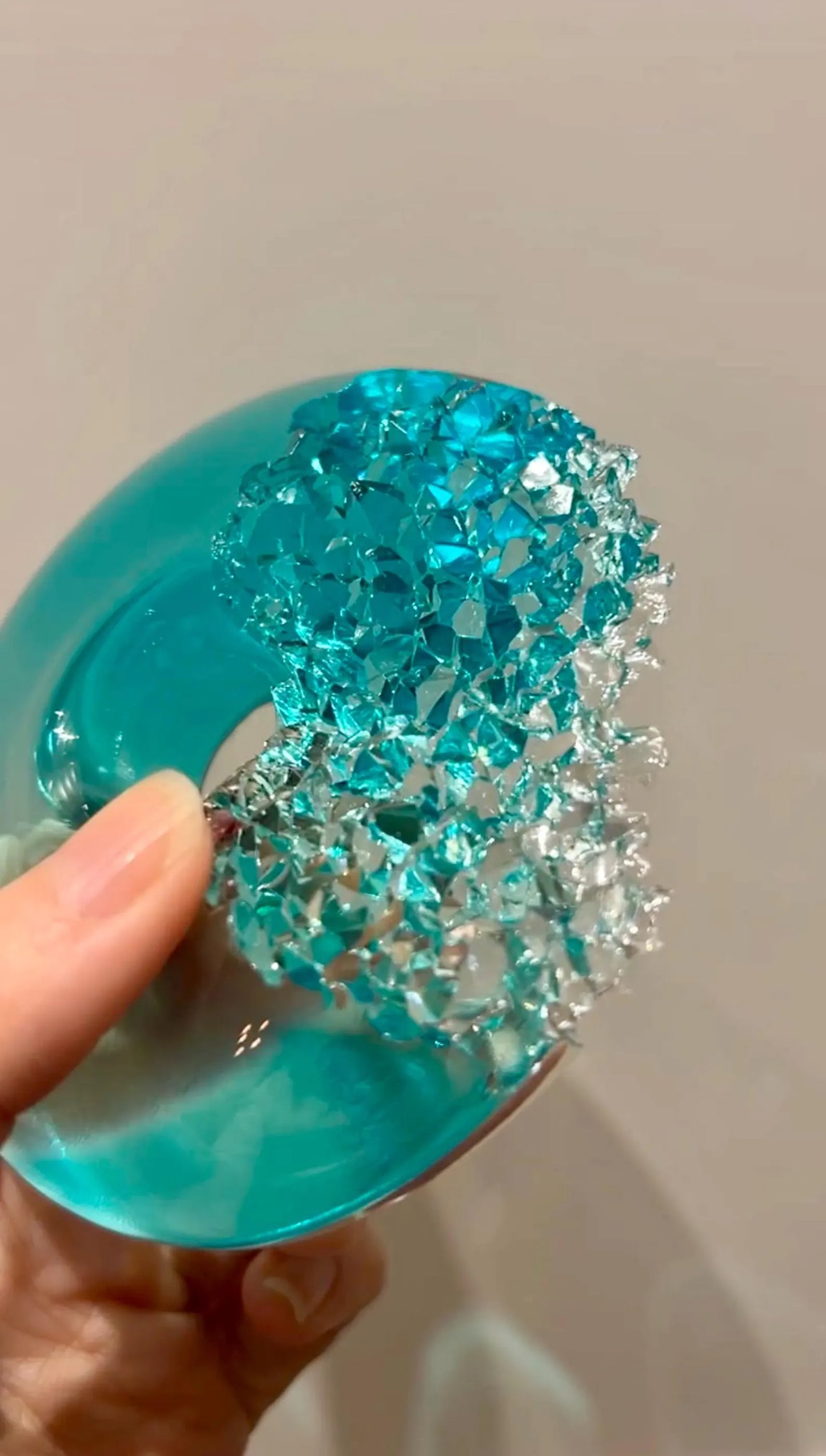 Crystal donut silicone mold / Resin mold