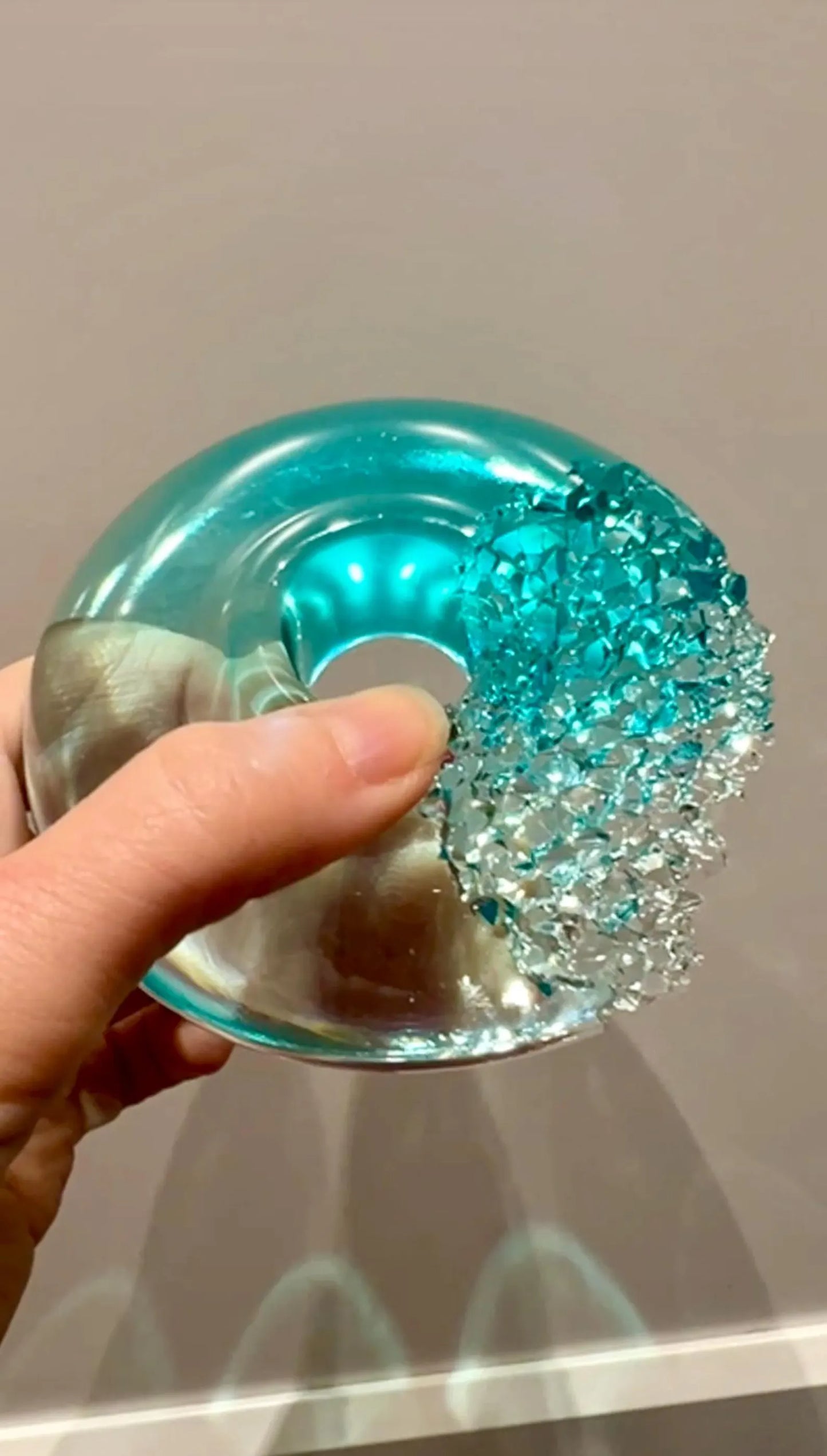 Crystal donut silicone mold / Resin mold