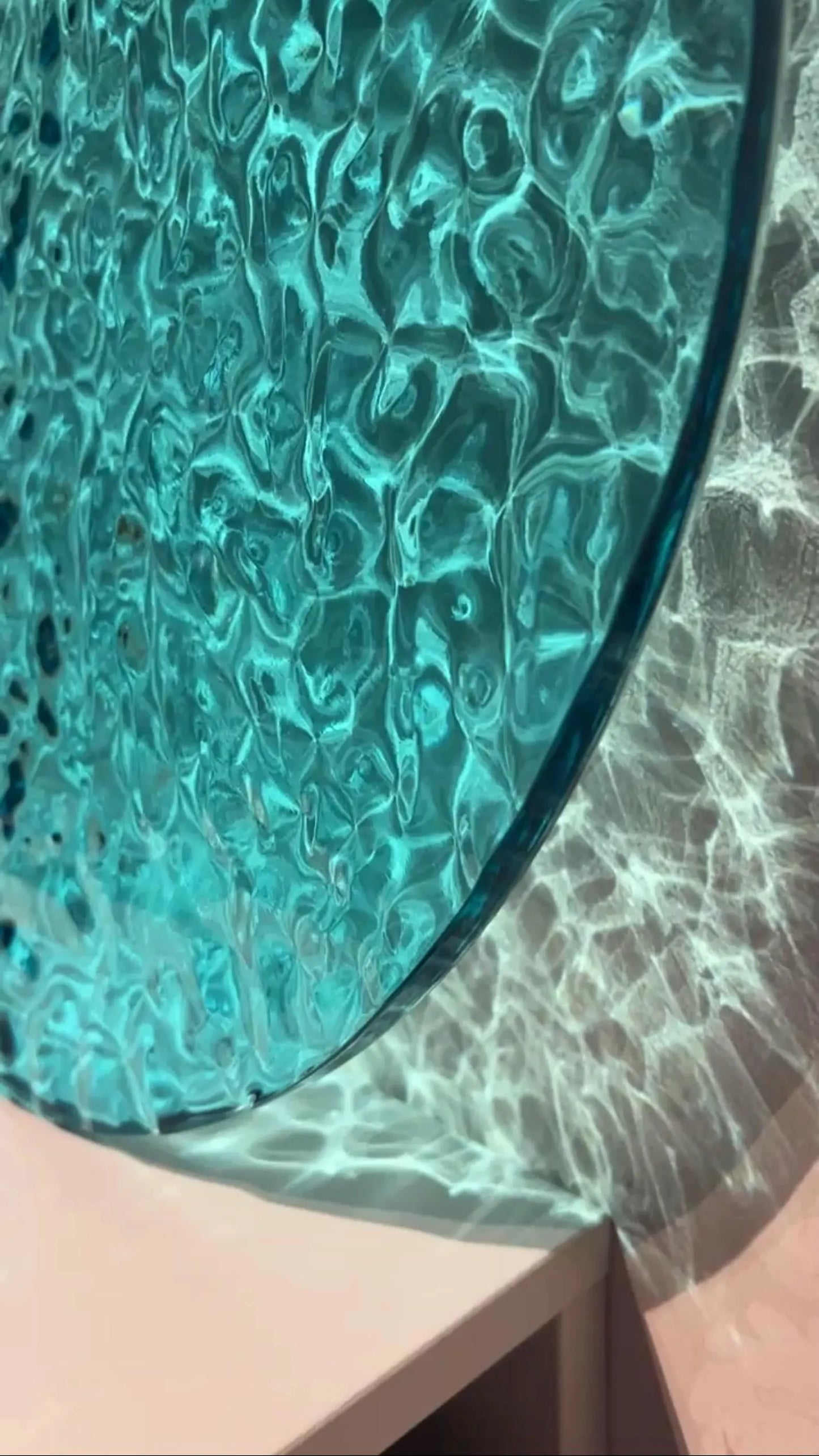 Ocean art 40 cm - water ripples artpiece