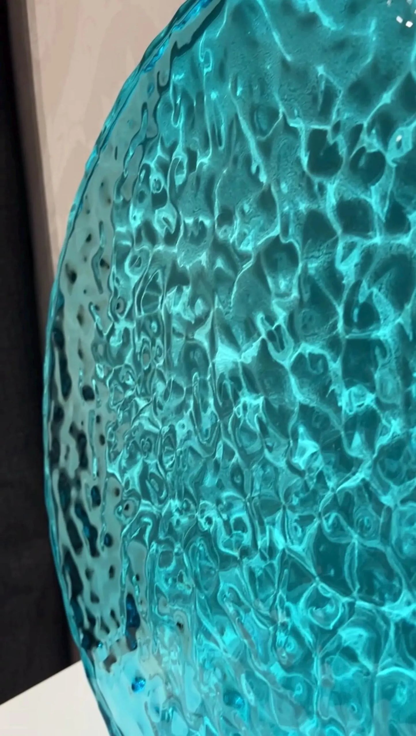 Ocean art 40 cm - water ripples artpiece
