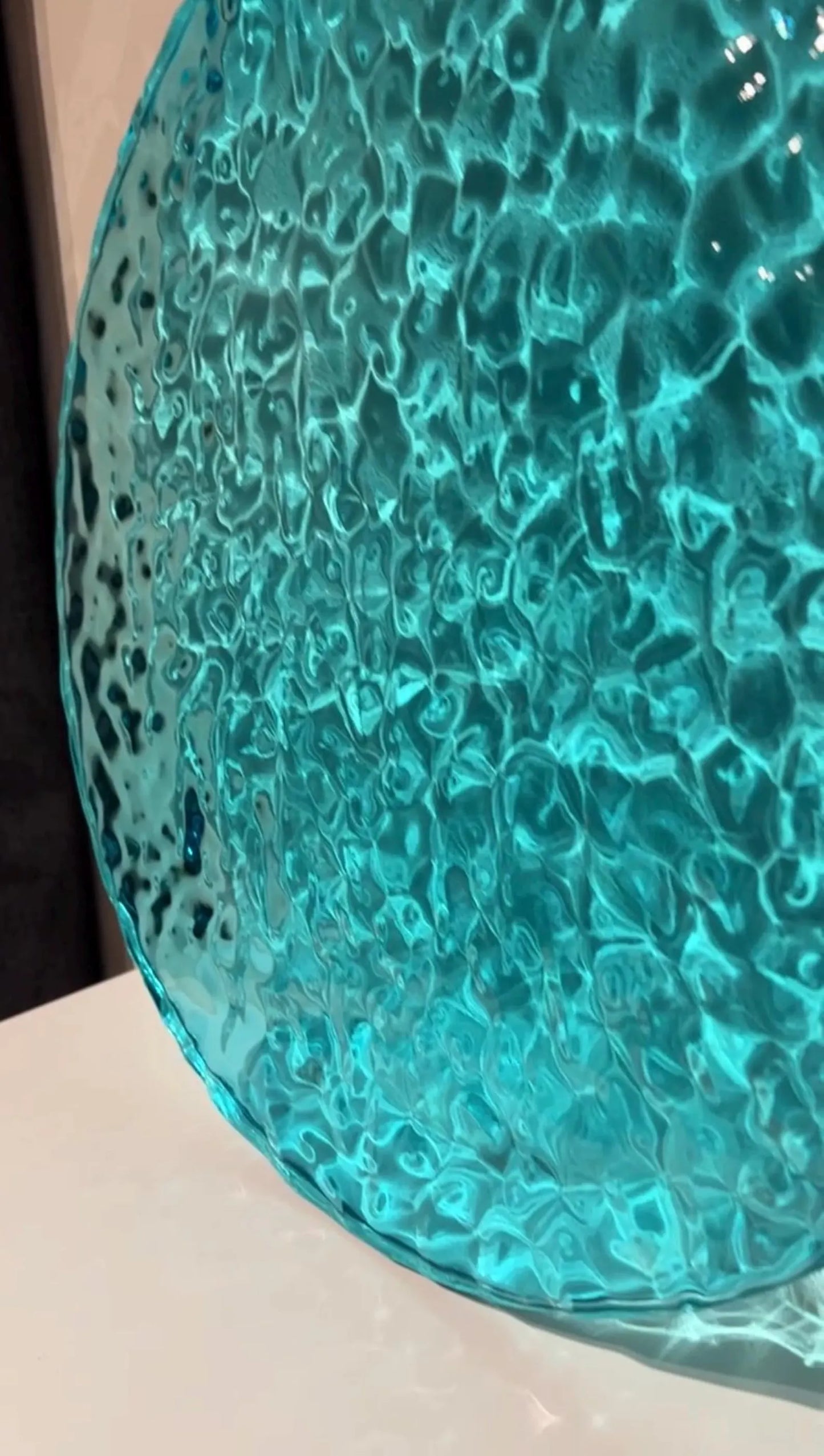Ocean art 40 cm - water ripples artpiece