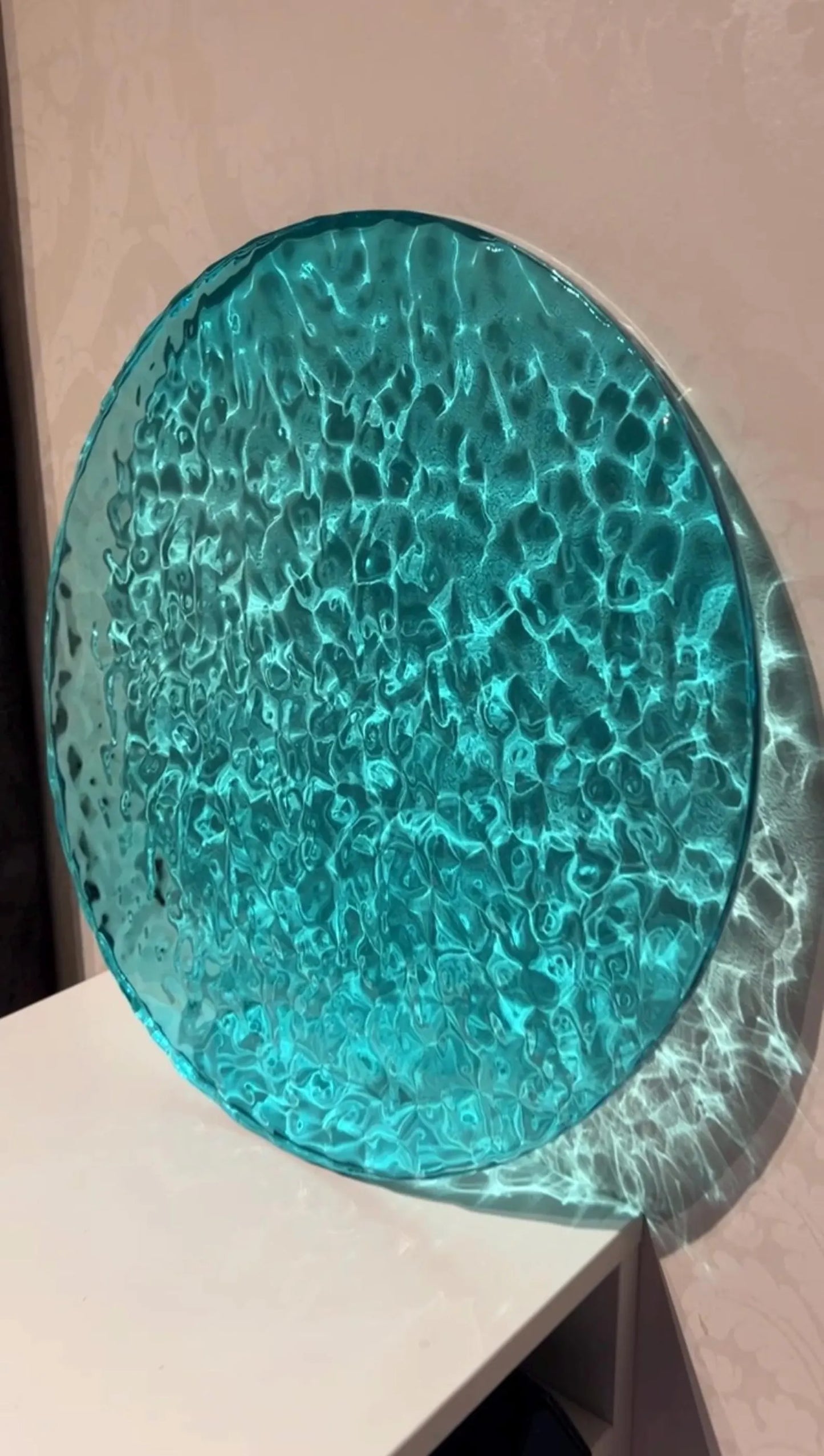 Ocean art 40 cm - water ripples artpiece