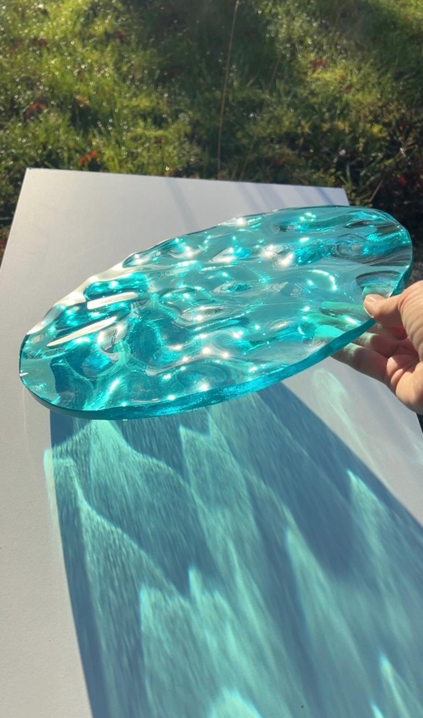 Vatten-inspirerad silikonform 30 cm Rund