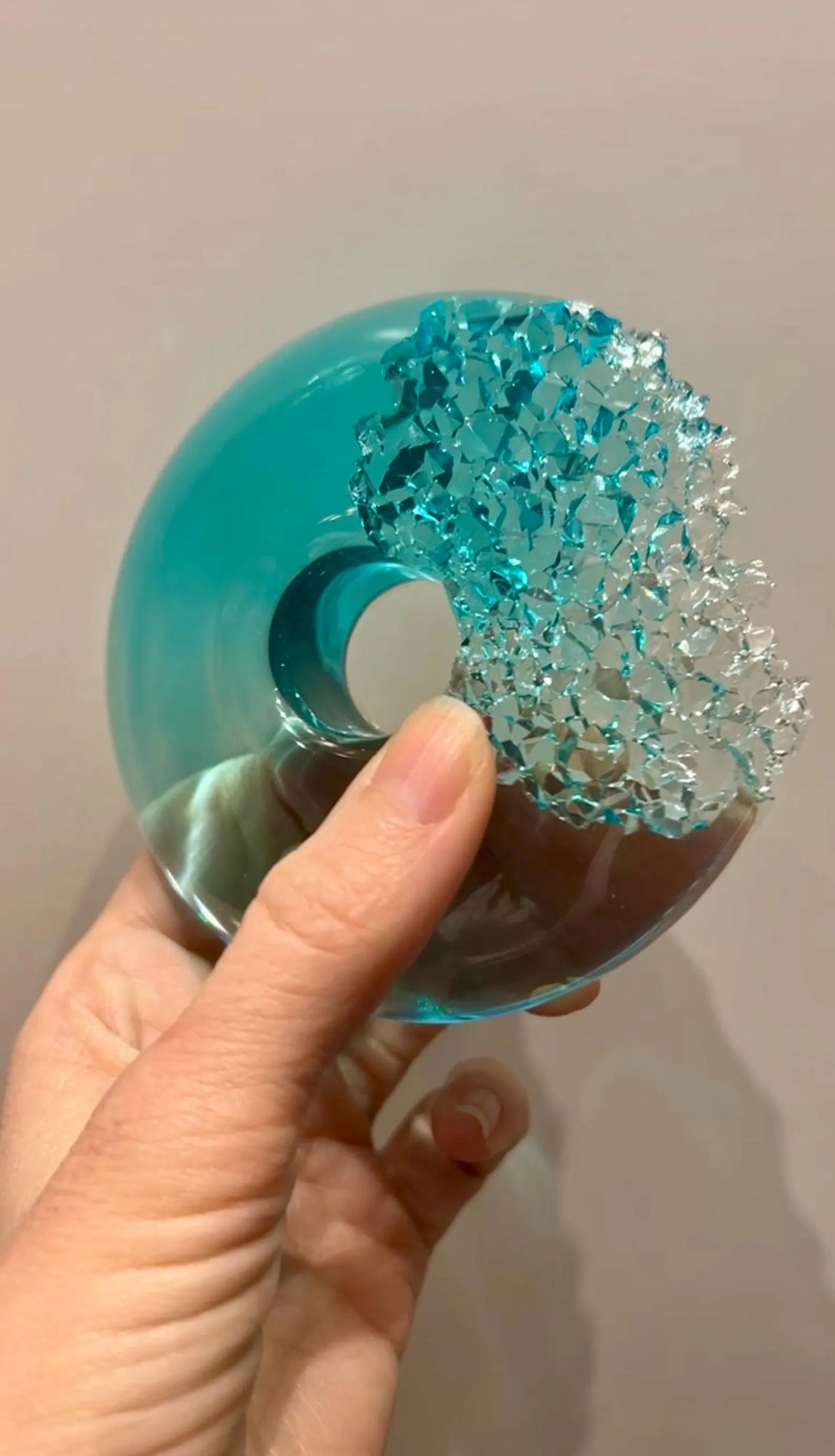 Crystal donut silicone mold / Resin mold