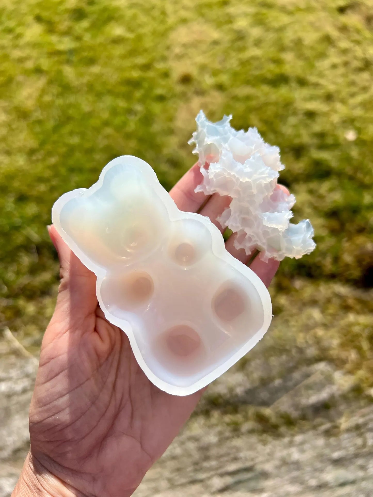 Crystal Gummybear silicone mold 8 cm / Resin mold