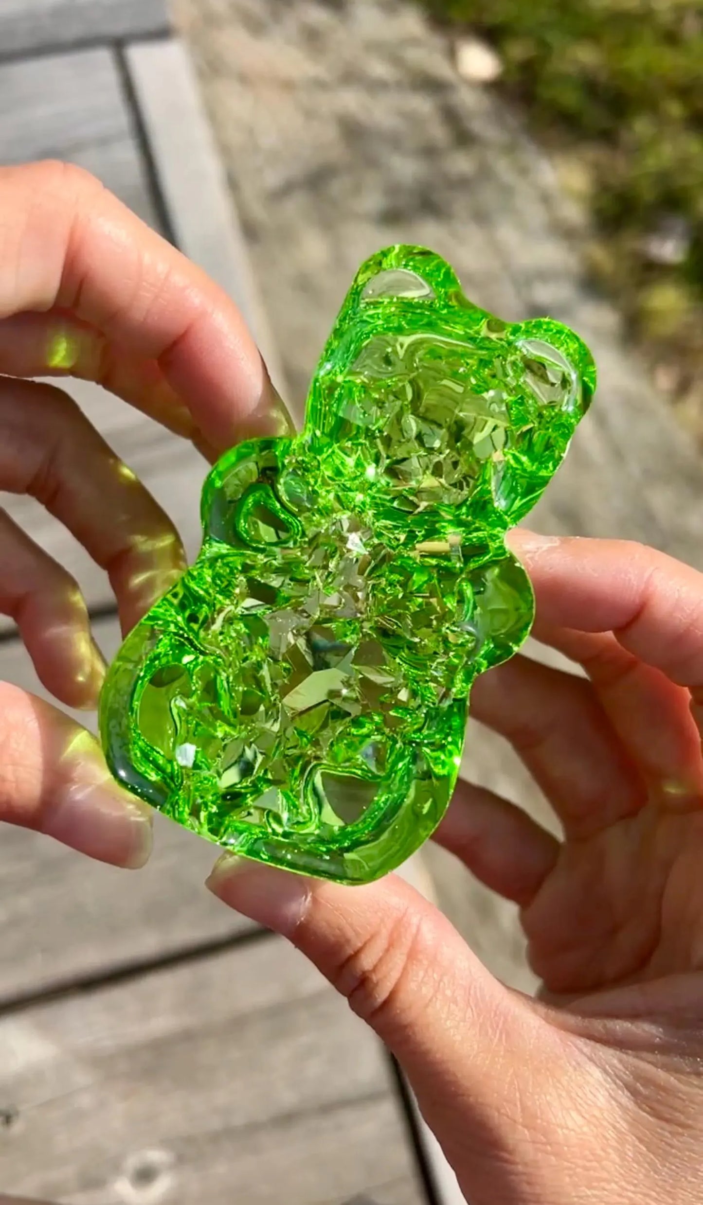 Crystal Gummybear silicone mold 8 cm / Resin mold