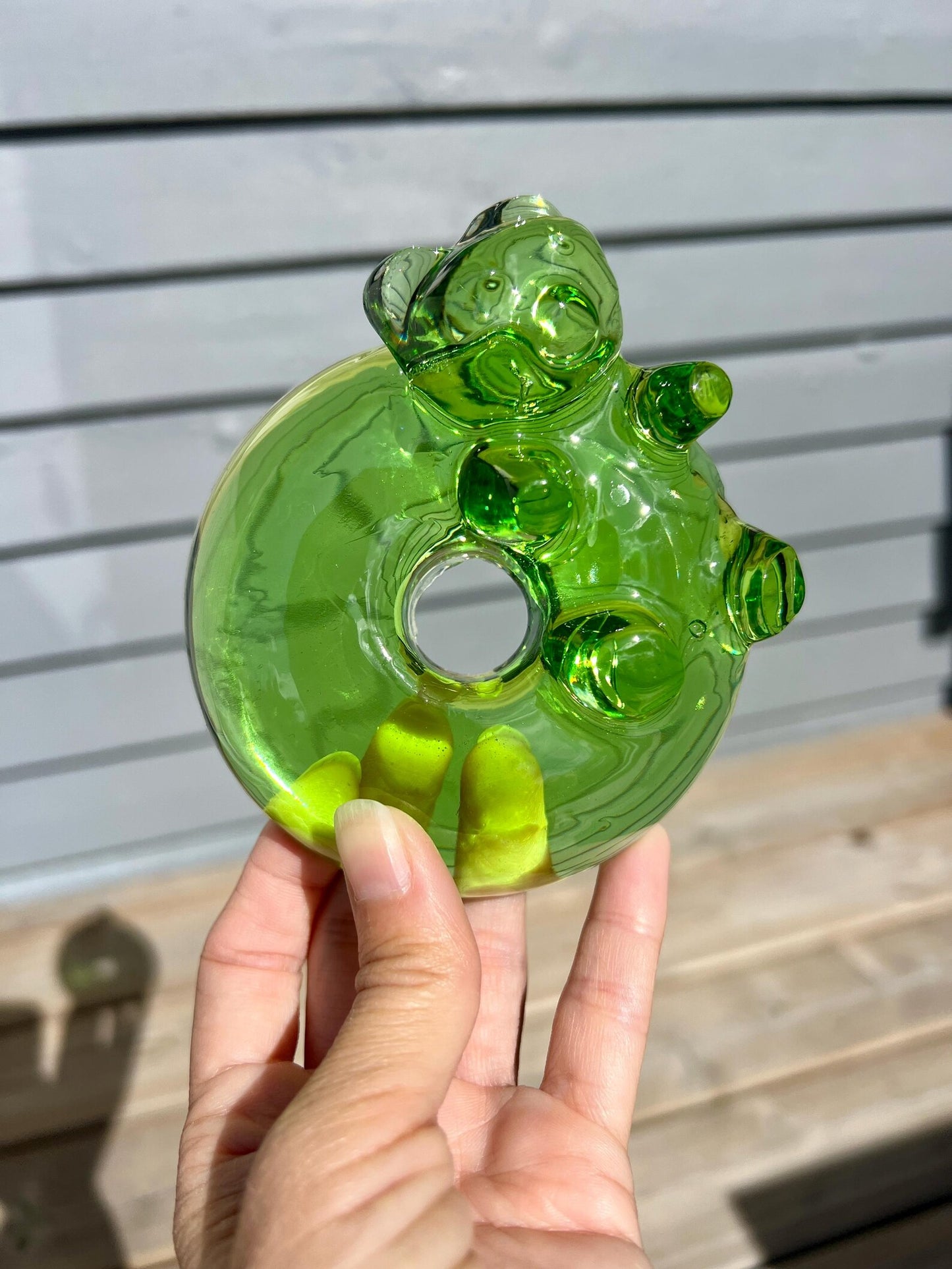 shiny donut-bear silicone mold / Resin mold