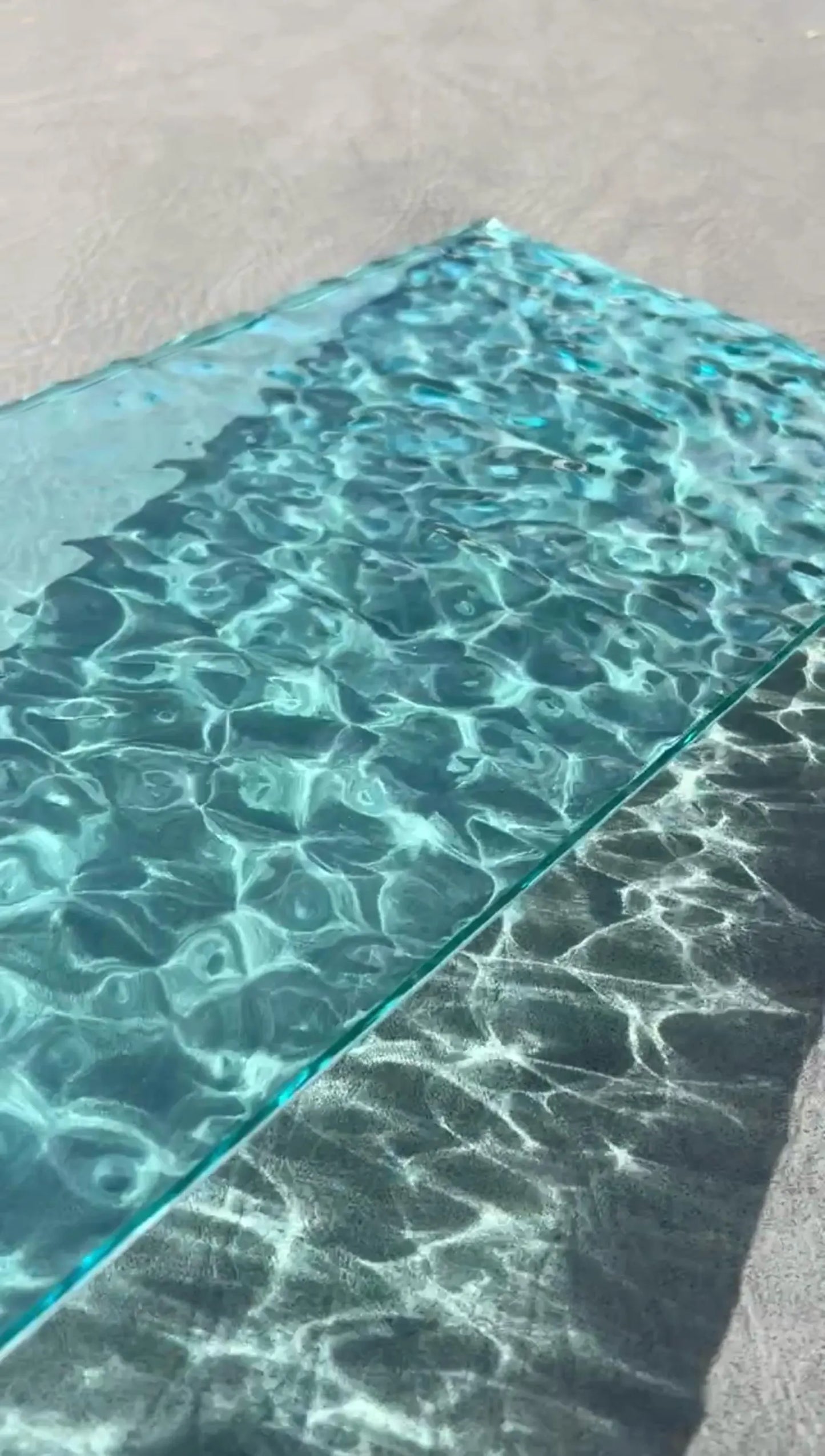 Water ripple silicone mold 60 cm x 20 cm / Resin mold