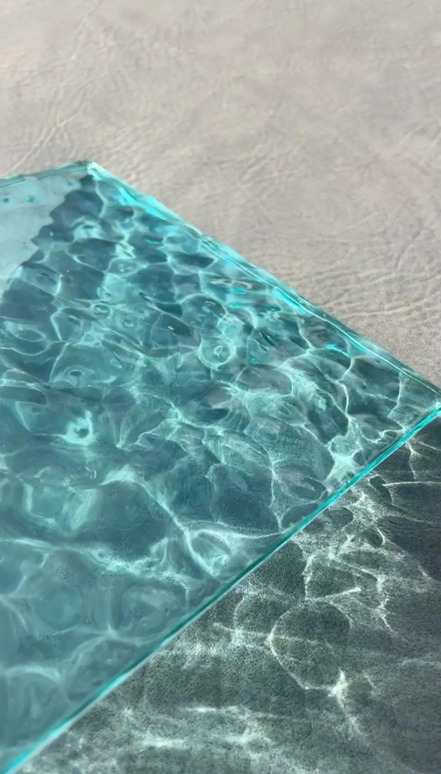 Water ripple silicone mold 60 cm x 20 cm / Resin mold
