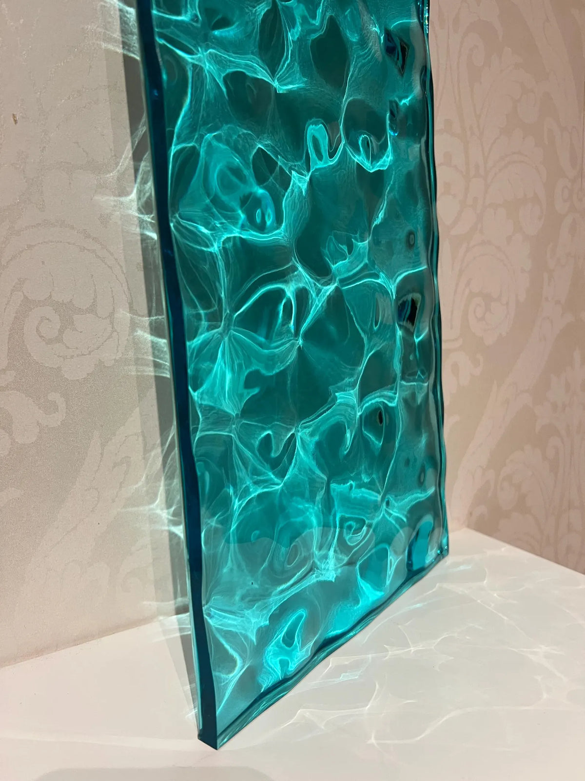 Ocean art 40 x 20 cm - water ripples artpiece