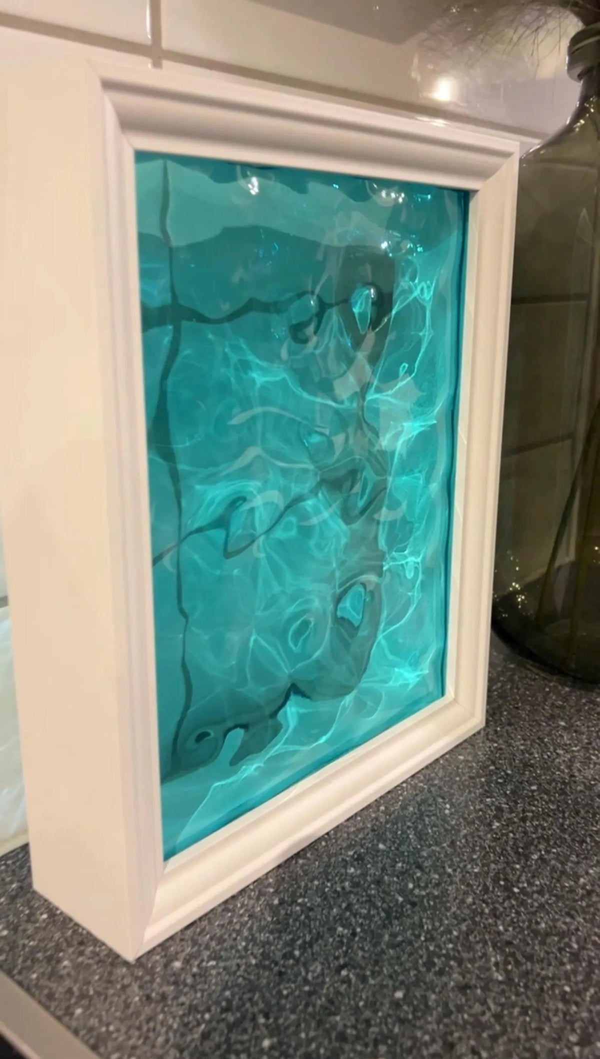 POOL BOX - "Water in a box" -- Ocean art