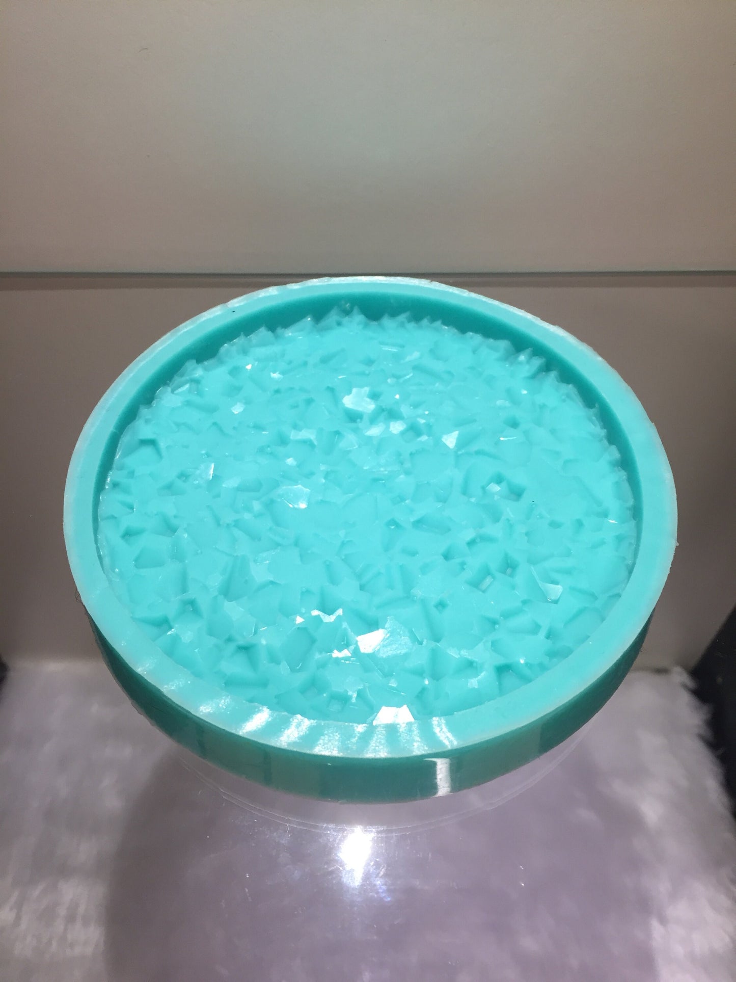 Crystal coaster silicone mold / Resin mold